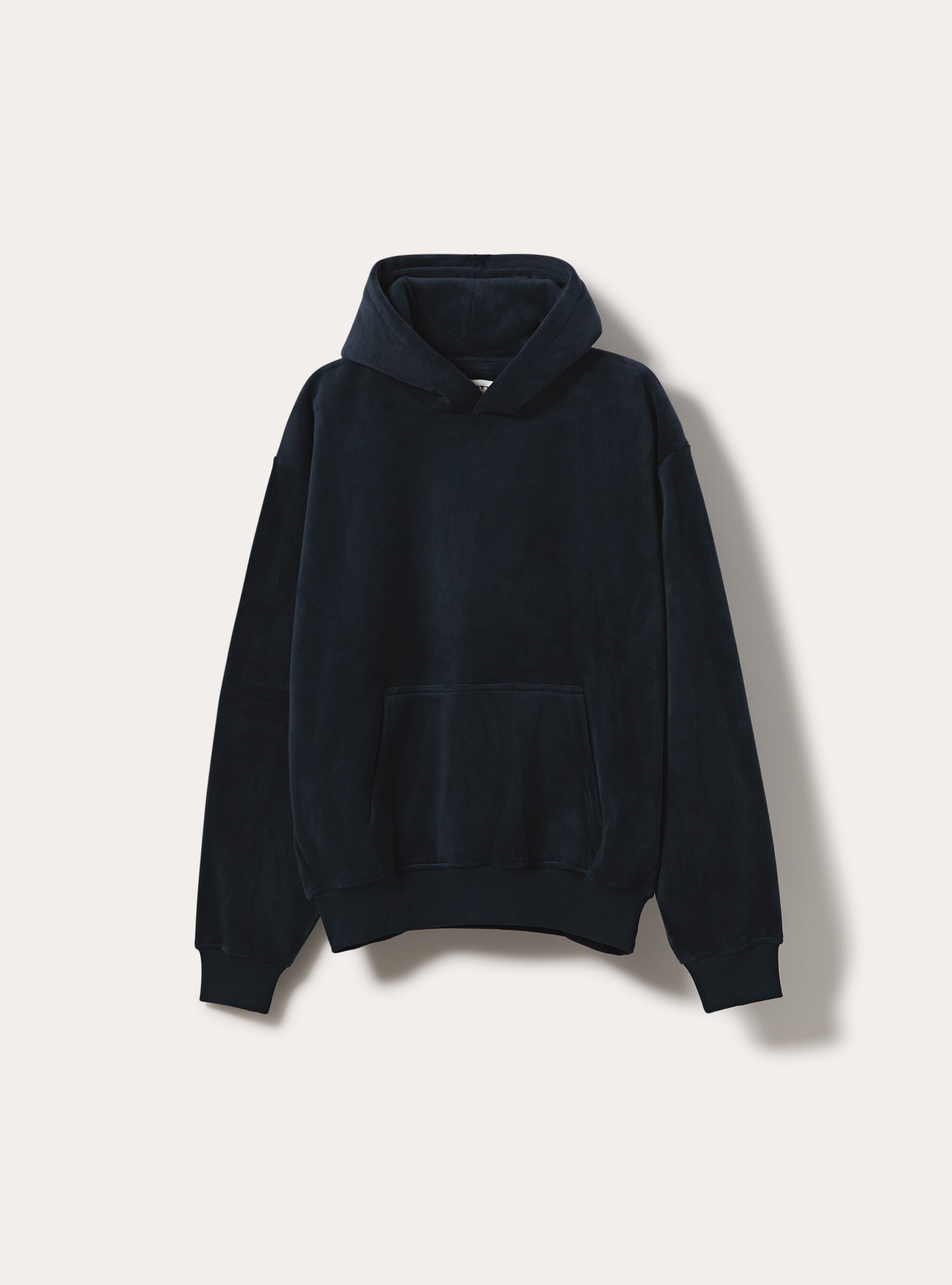 Sweat a capuche en velours cotele avec poche kangourou, NA2 NAVY MEDIUM