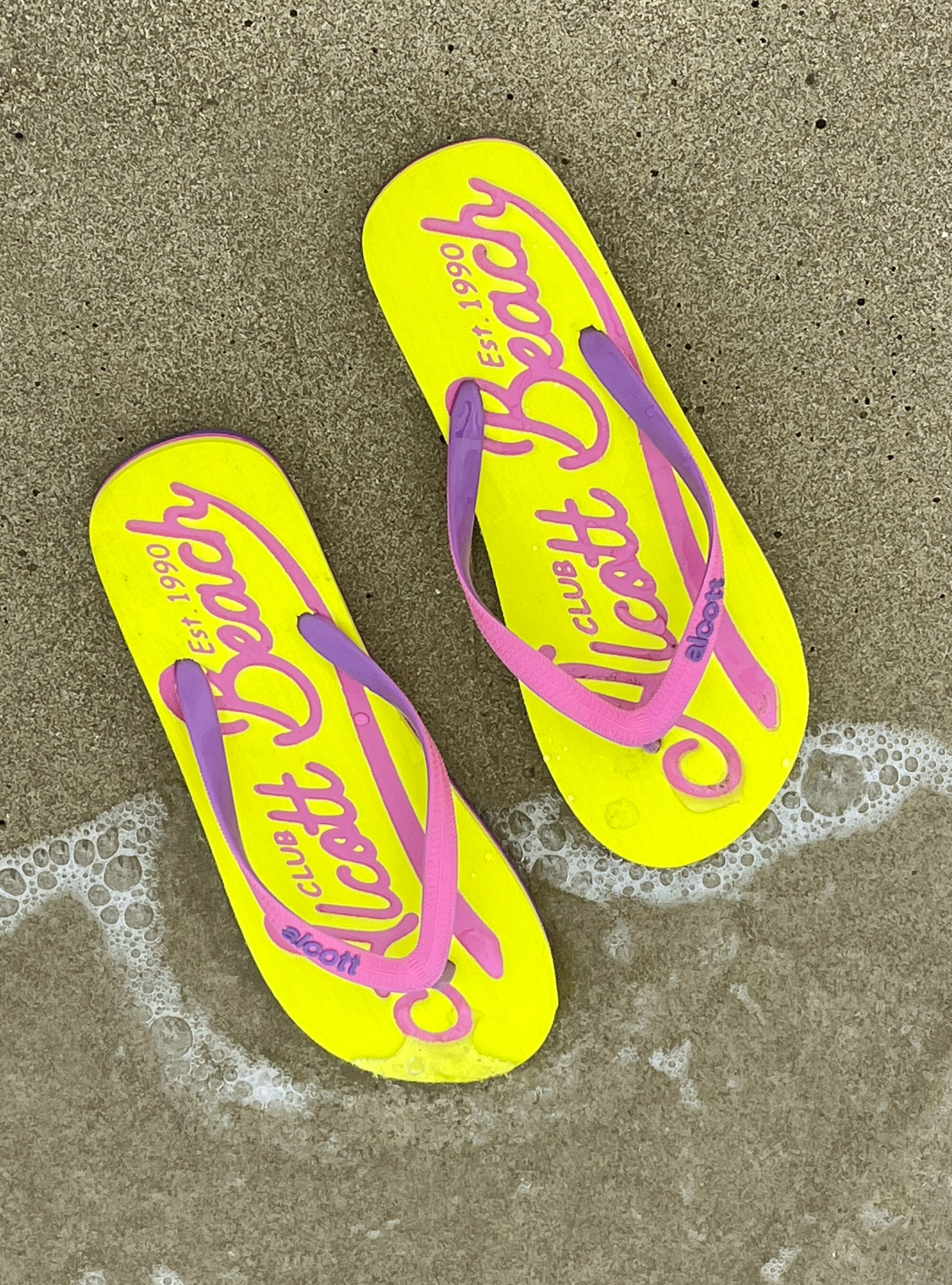 Tongs avec logo