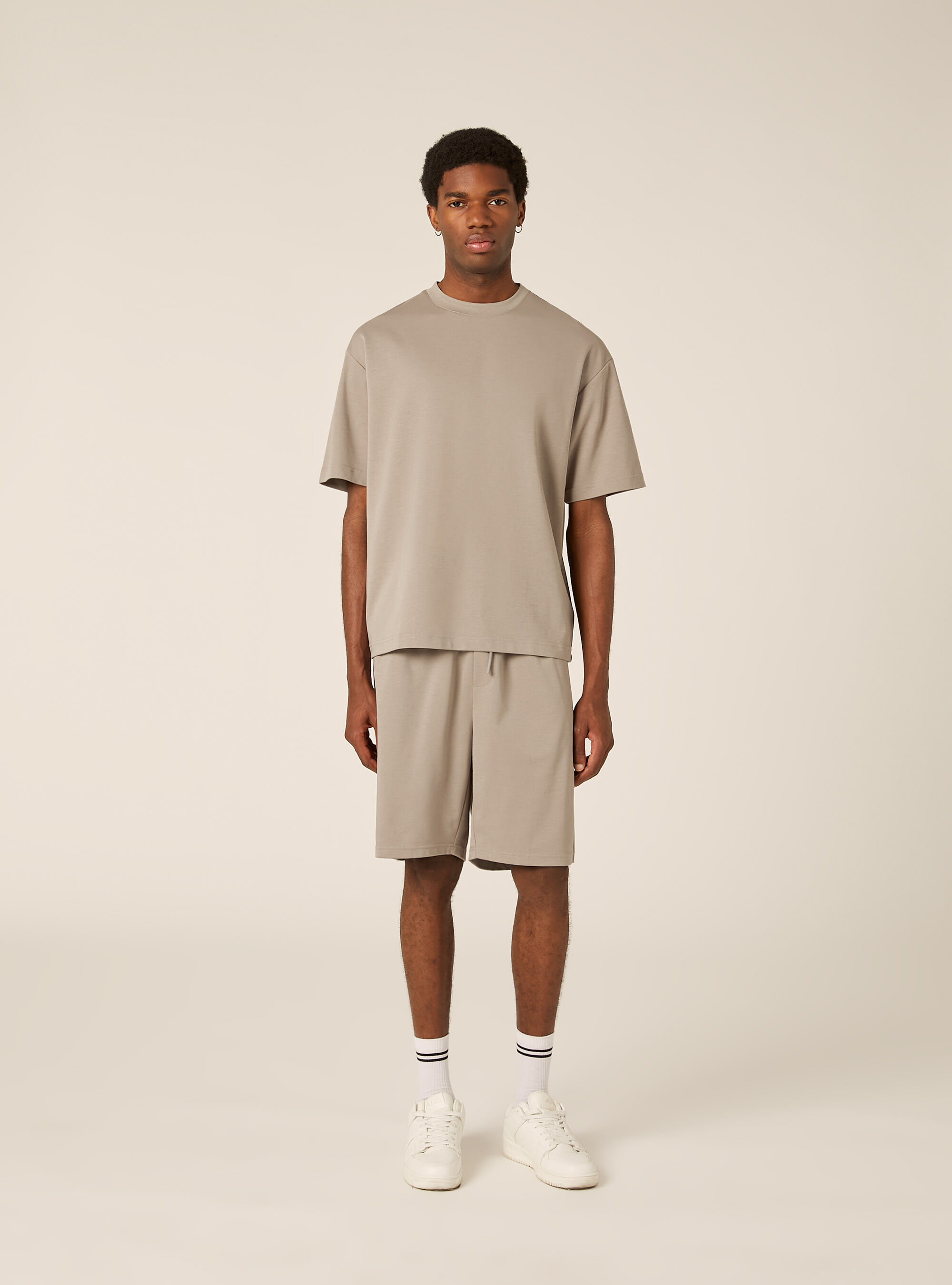 Bermuda AIRes in jersey, GRIGIO MEDIO