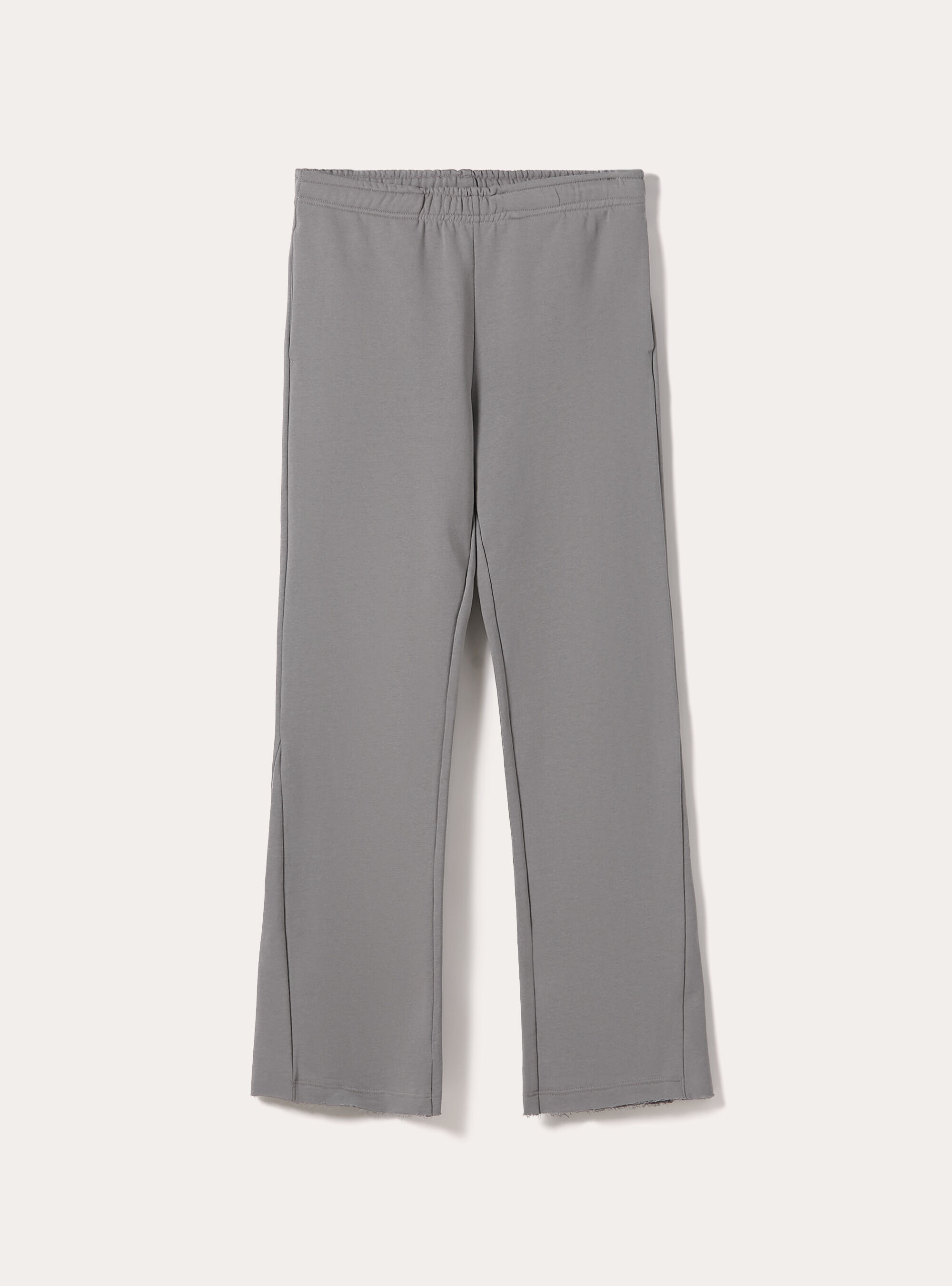 Pantalone in felpa flare fit, GY2 GREY MEDIUM