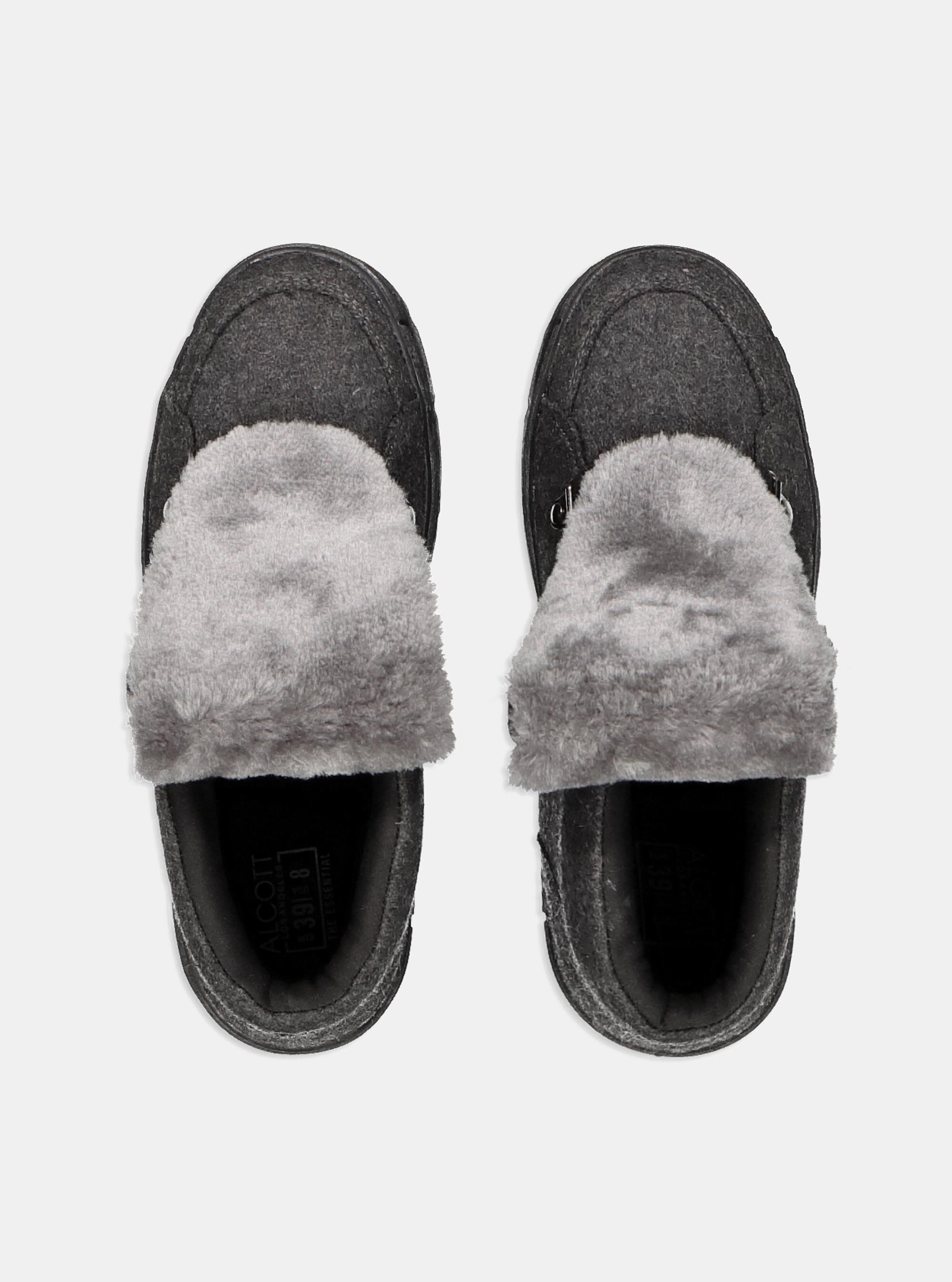 Stivaletto con fur, C118 GREY