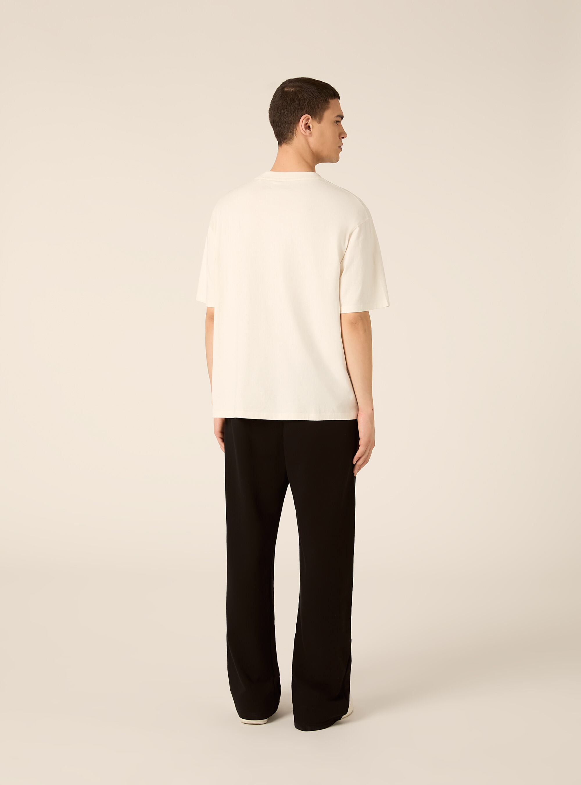 Wide leg jogger pants, BK1 BLACK