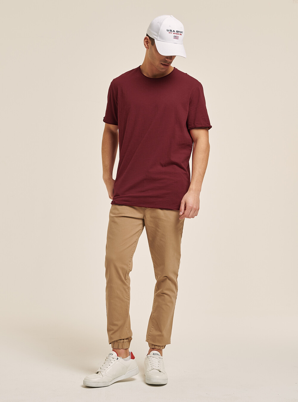RED BRIDGE T-Shirt da Uomo Maglietta Manica Corta Cotone Scollo Rotondo Bianco S RED BRIDGE T-Shirt da Uomo Maglietta Manica Corta Cotone Scollo Rotondo Bianco S