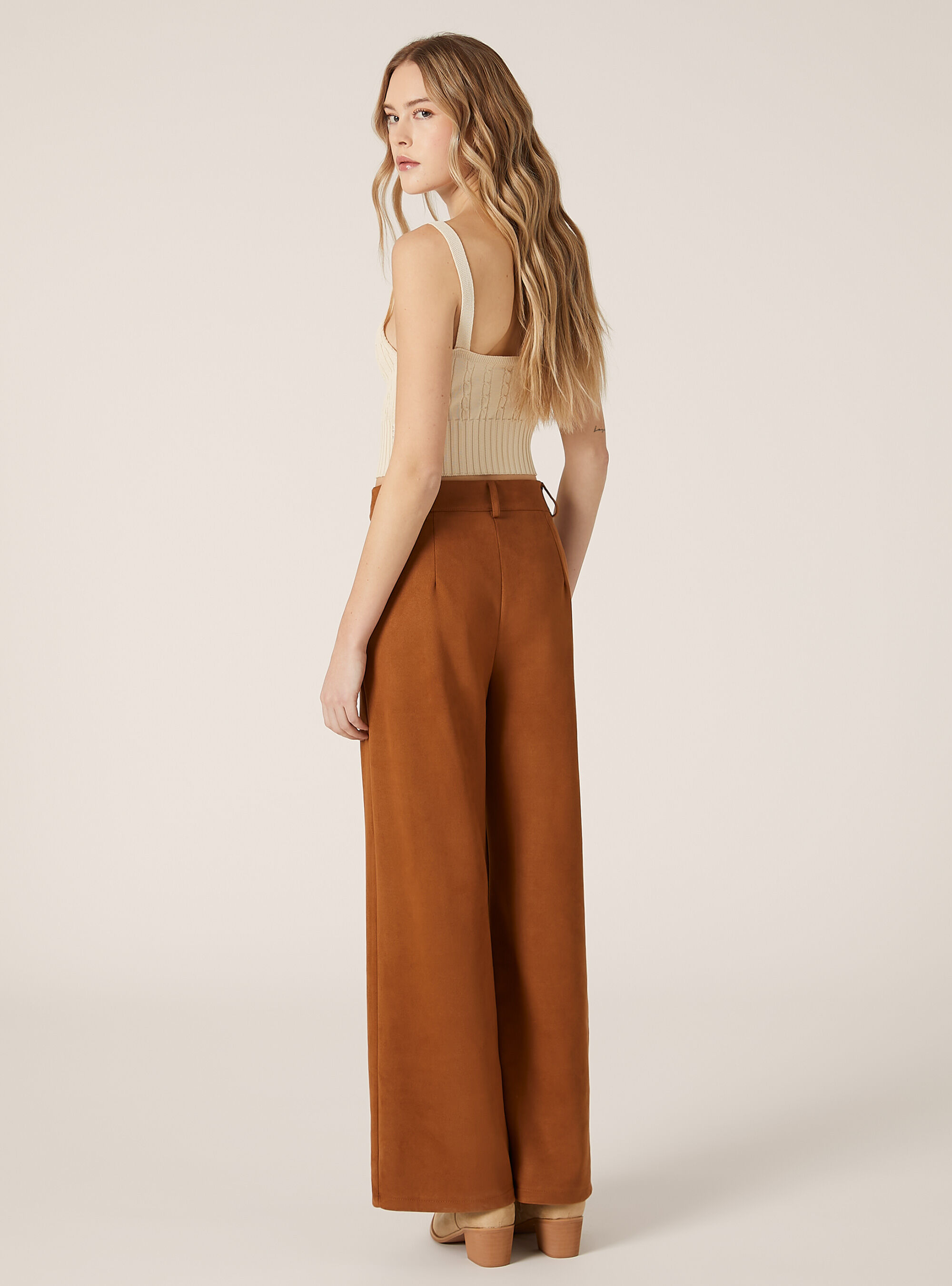 Pantal&oacute;n de sastrer&iacute;a efecto ante, TB2 TOBACCO MEDIUM