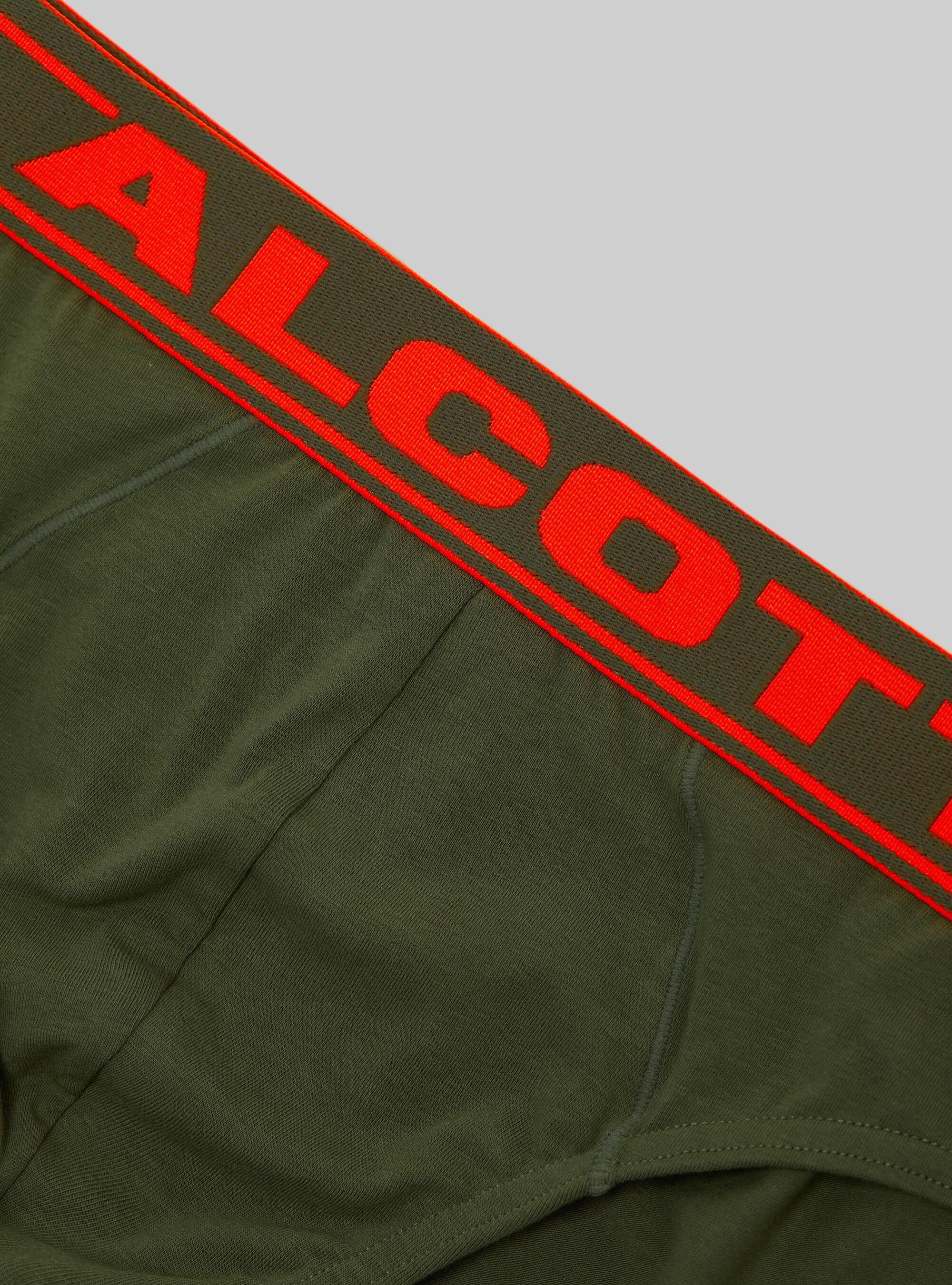 Stretch cotton briefs with logo, KY2 KAKY MEDIUM