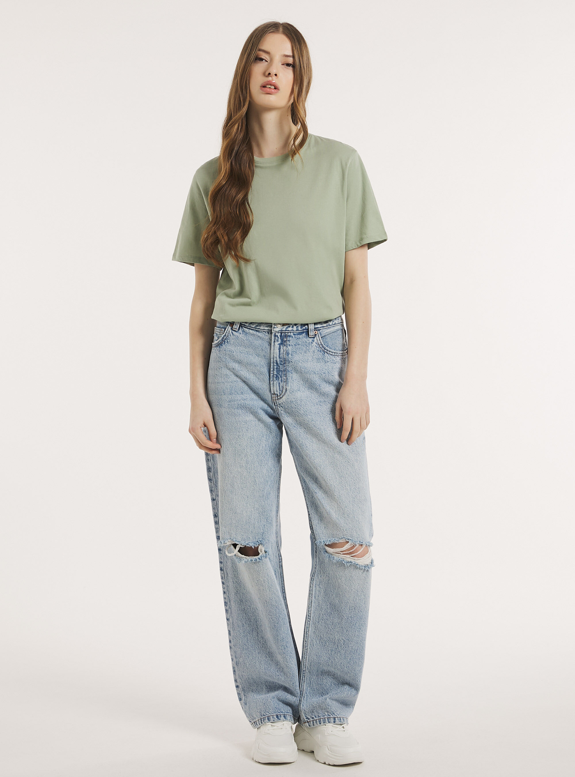 Loose straight fit jeans