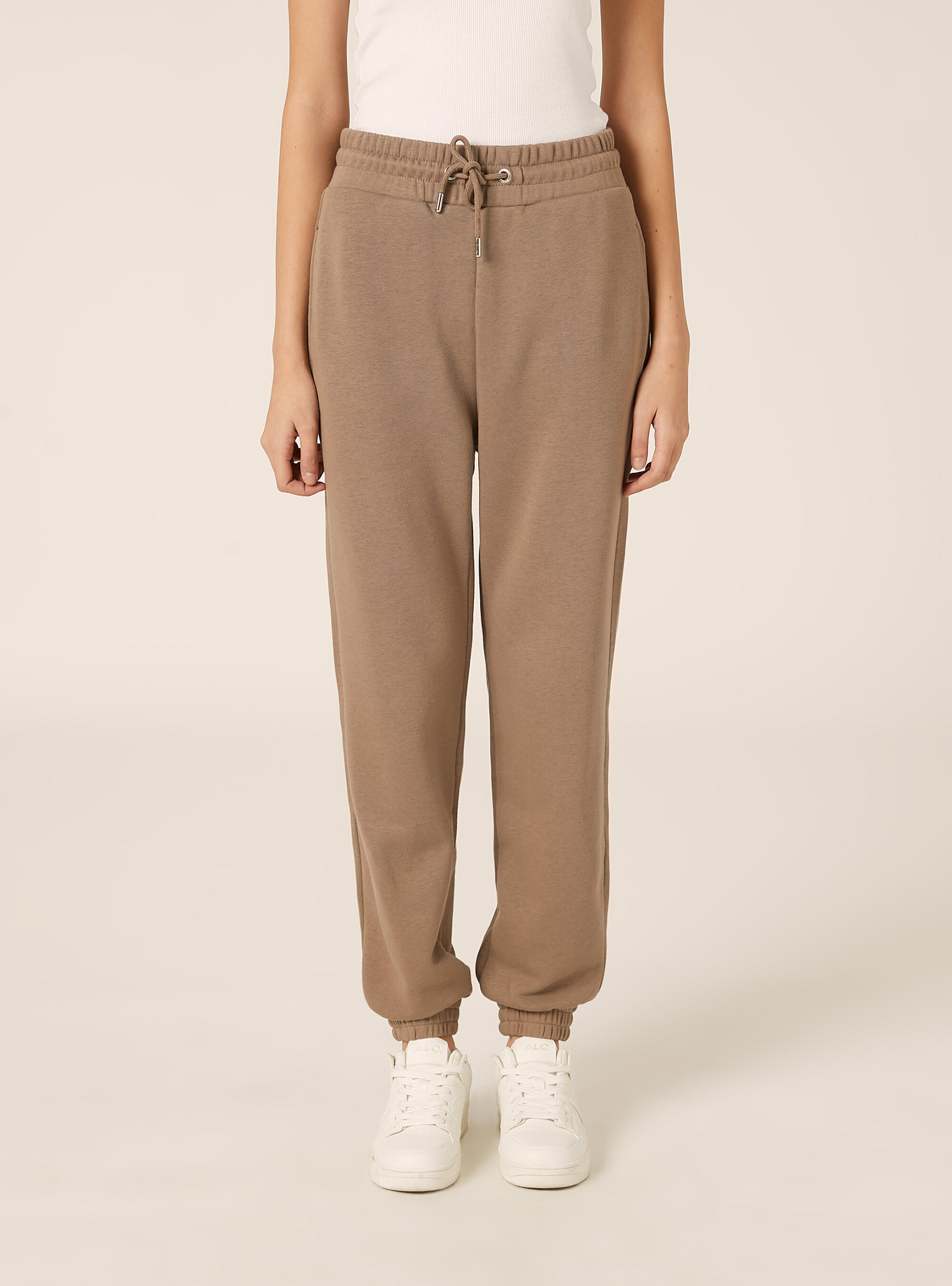 Jogginghose aus Sweatshirtstoff, BR3 BROWN LIGHT