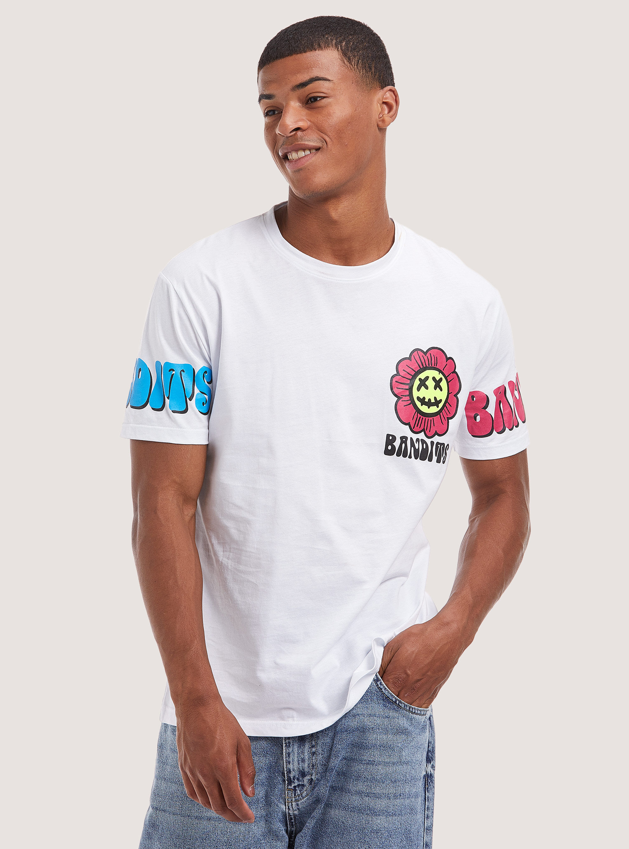 Maglietta con stampa Smile Collection