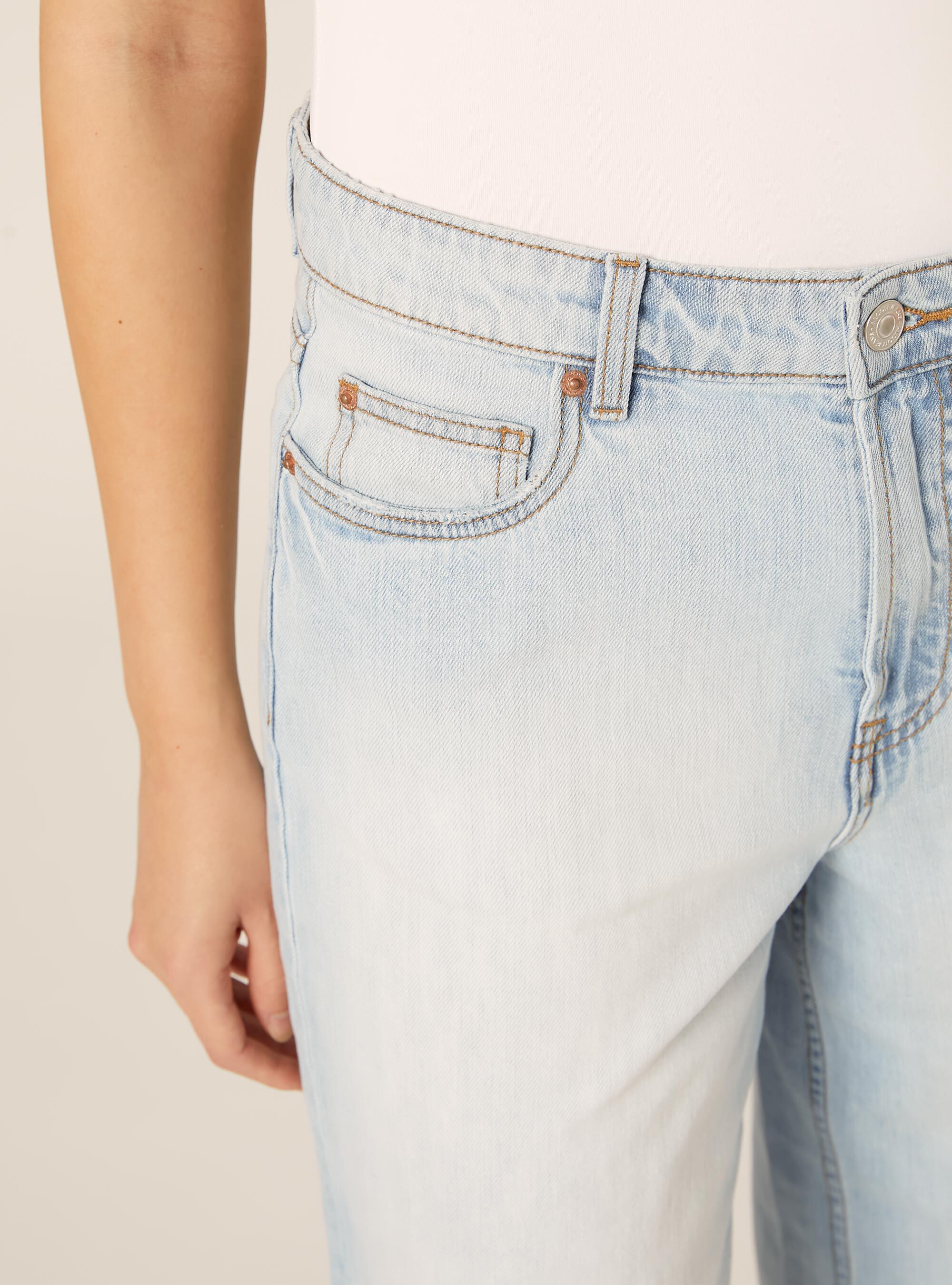 Bermuda jort in denim, D006 AZURE