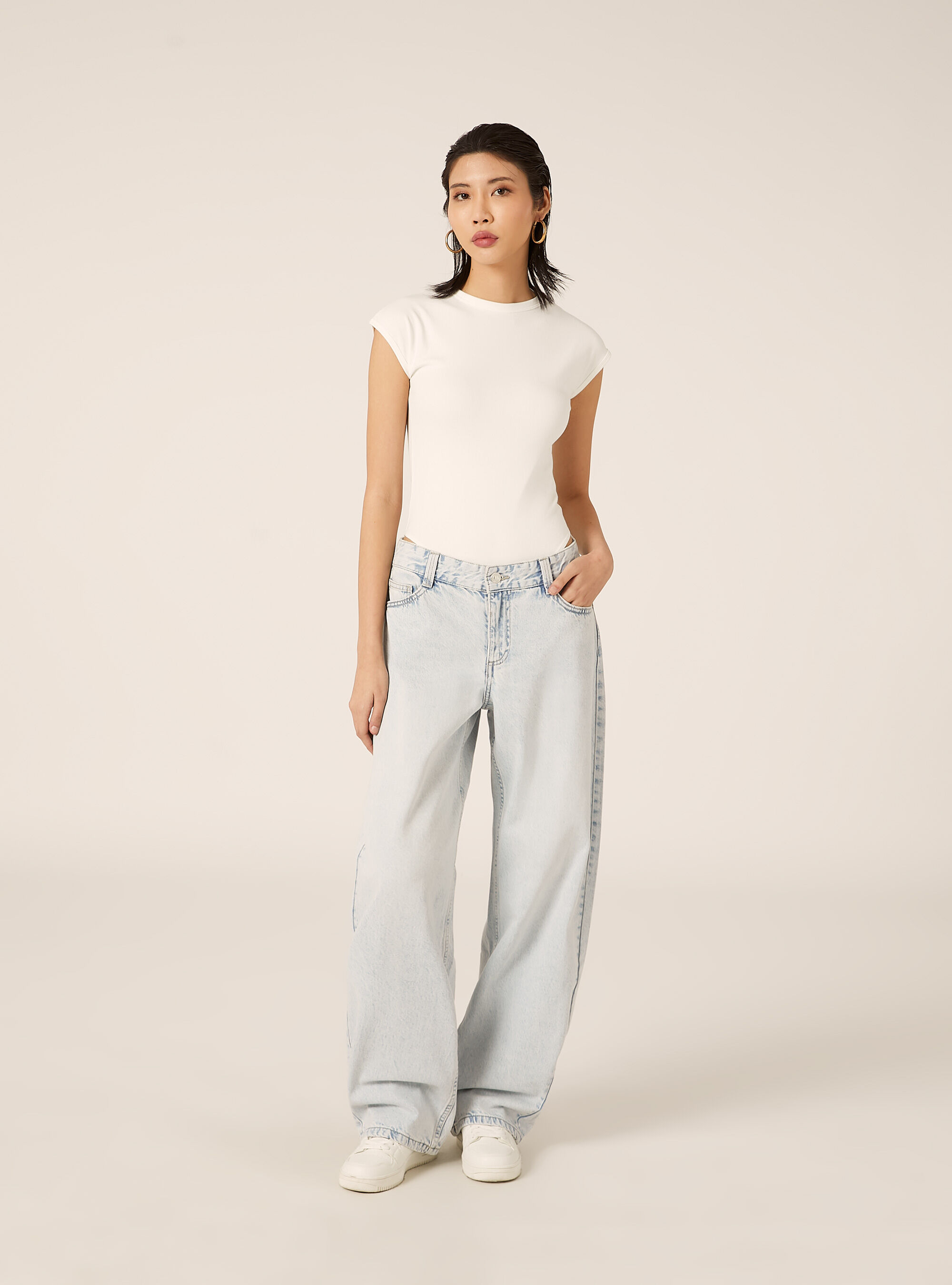 Jeans baggy barrel