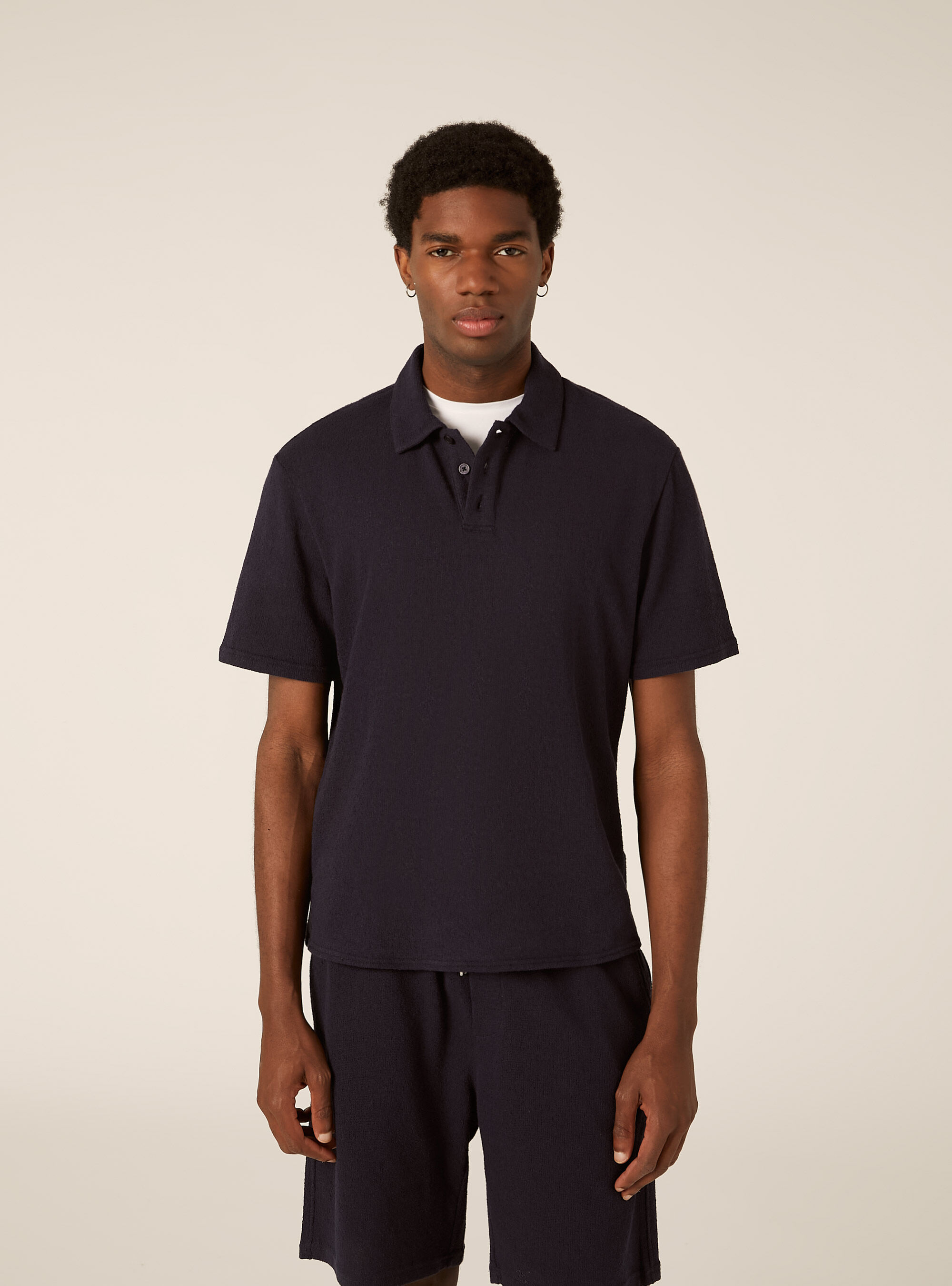 Polo effetto maglia regular fit