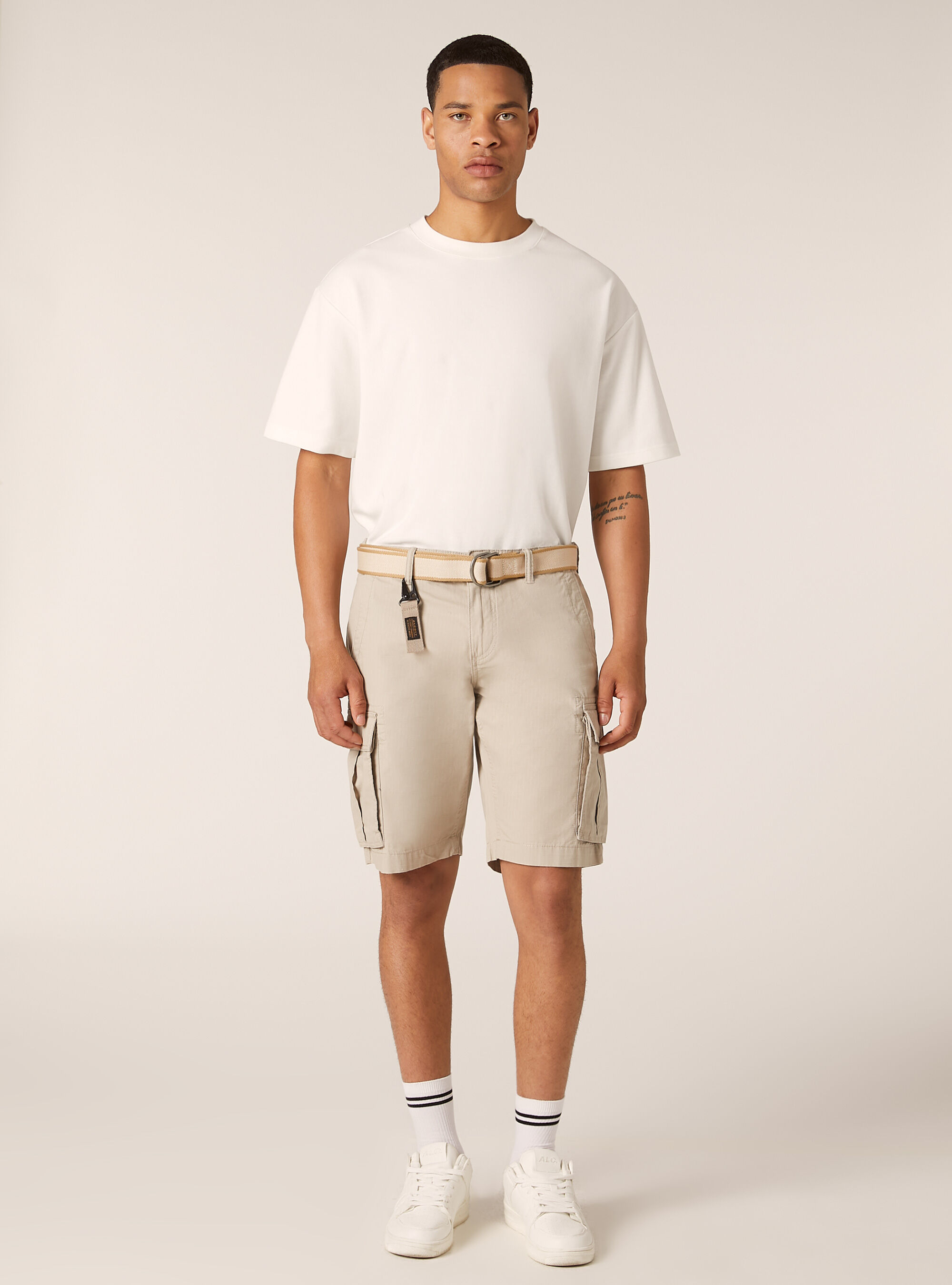 Ripstop cargo bermuda shorts, SA2 SAND MEDIUM