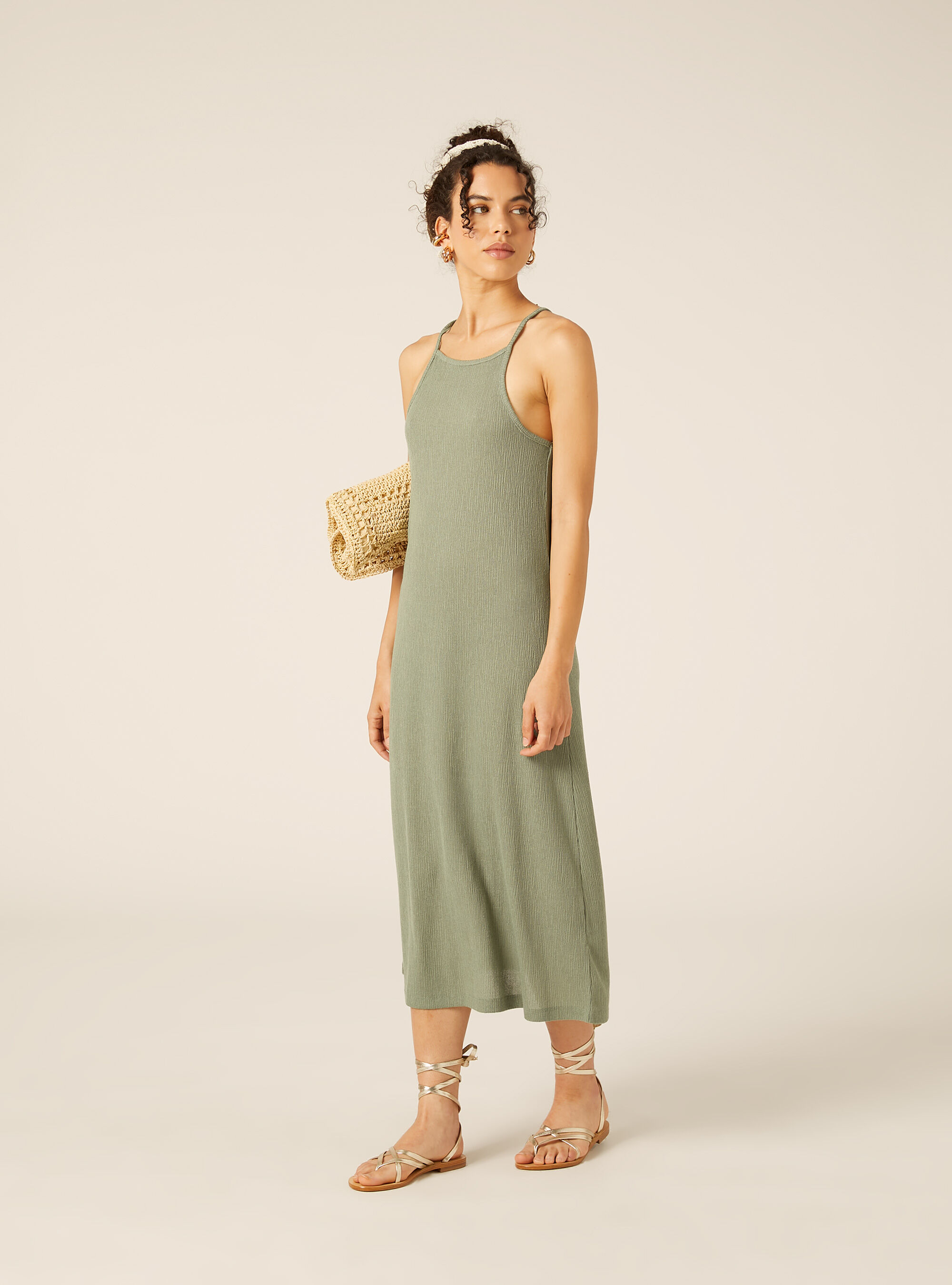 Vestito lungo in maglia