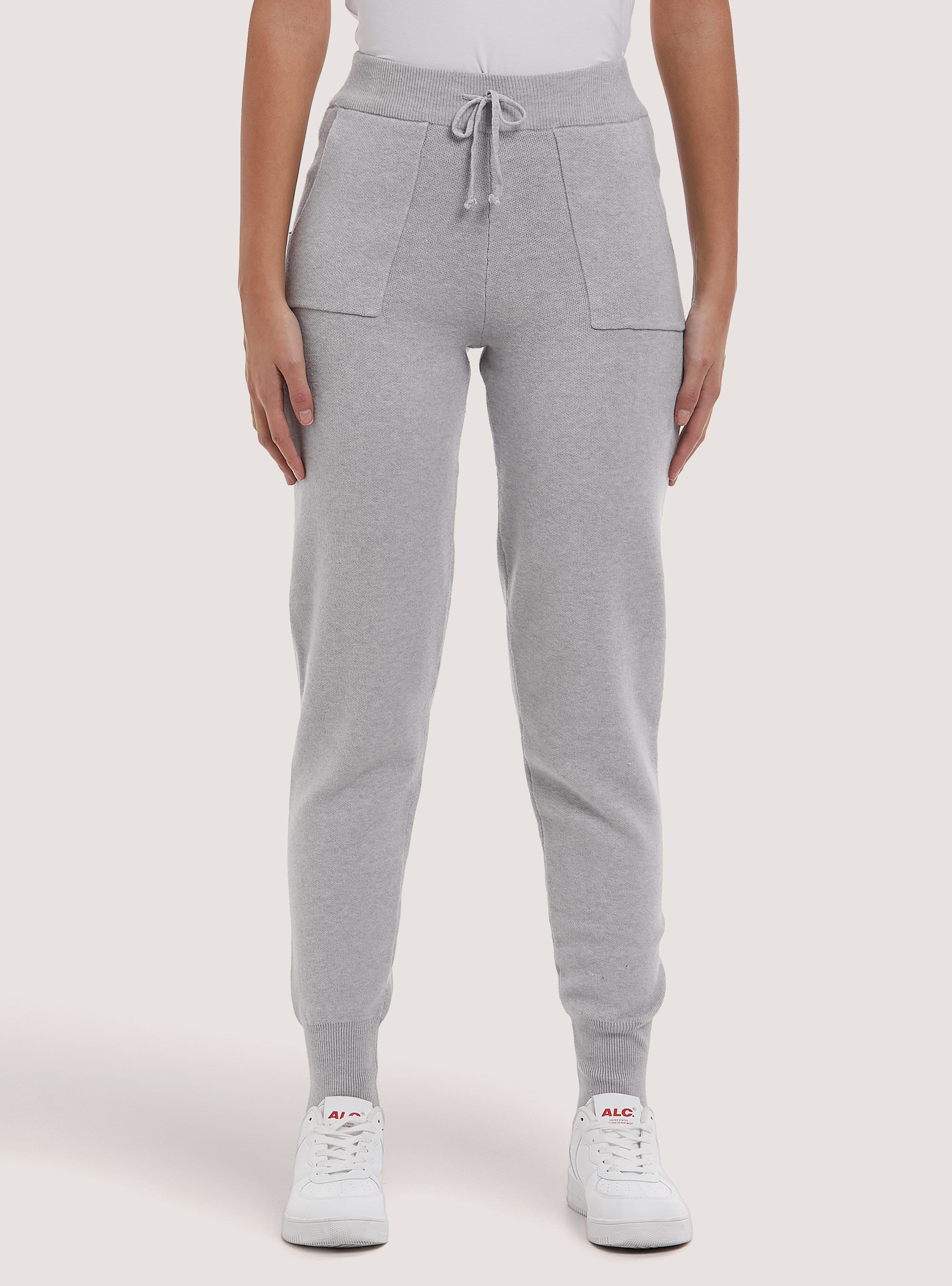 Jogging en tricot doux au toucher