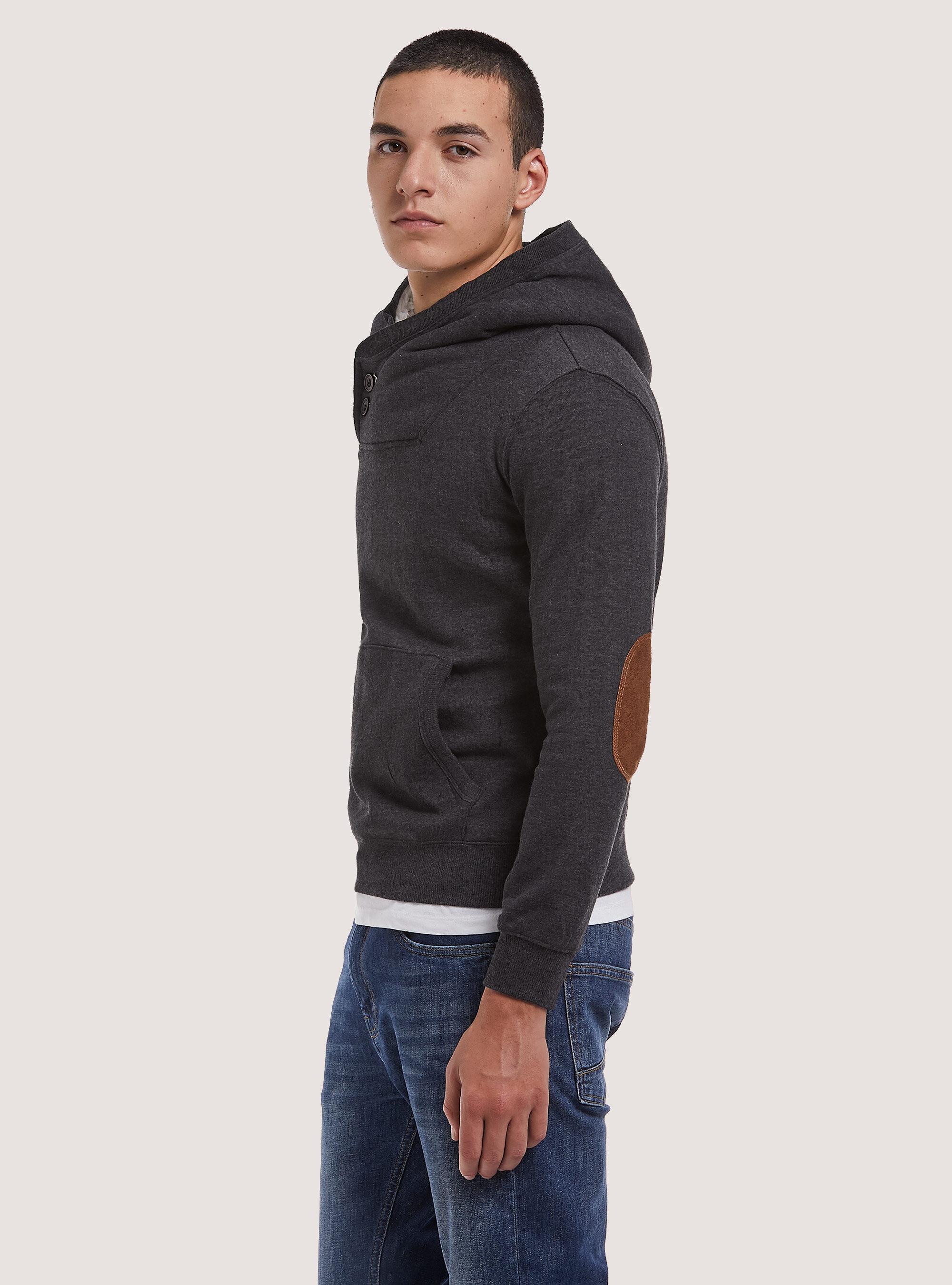 Faux fur hoodie sweatshirt 2025