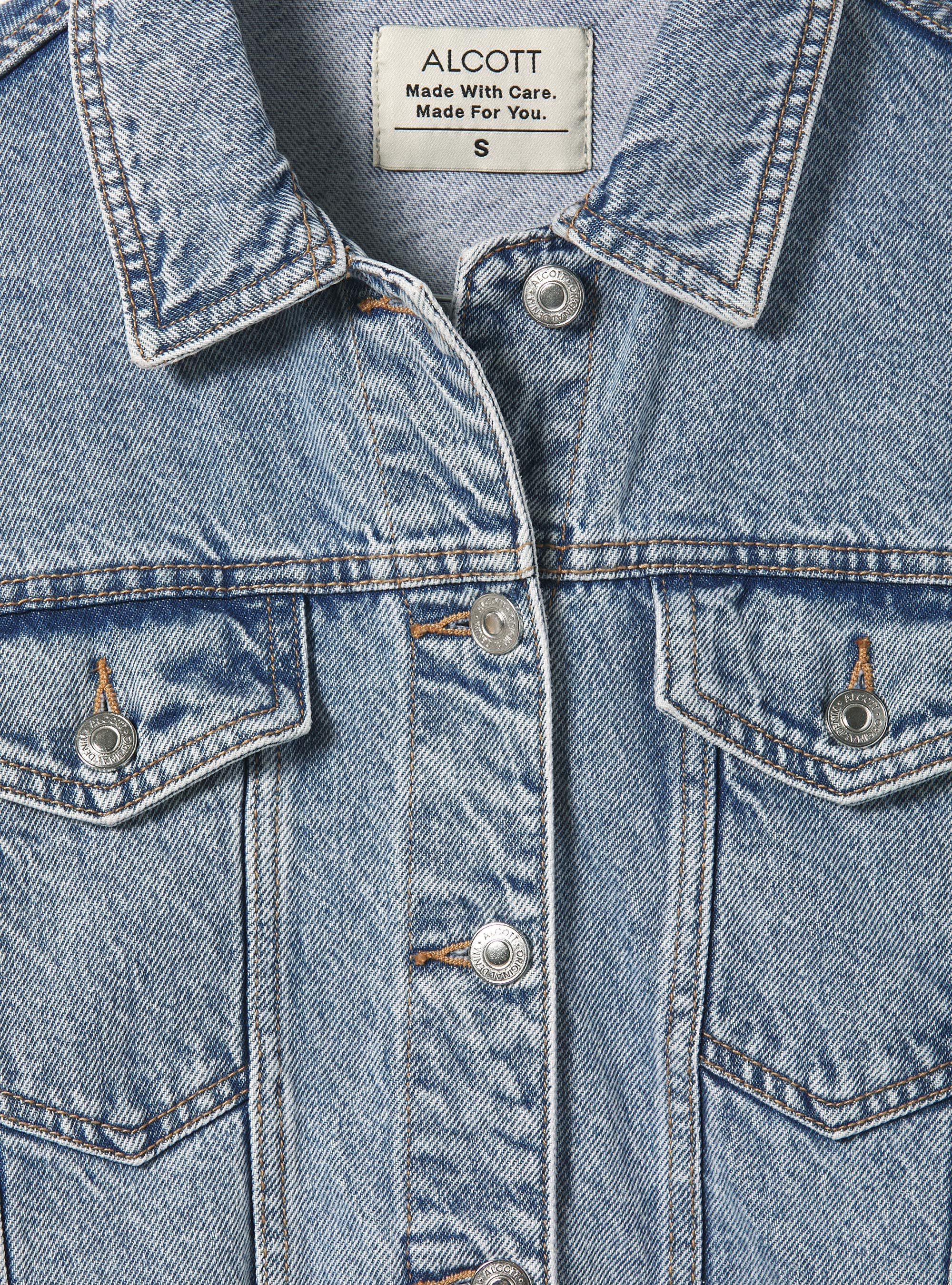 Denim jacket with elasticated waist Denim jacket with elasticated waist