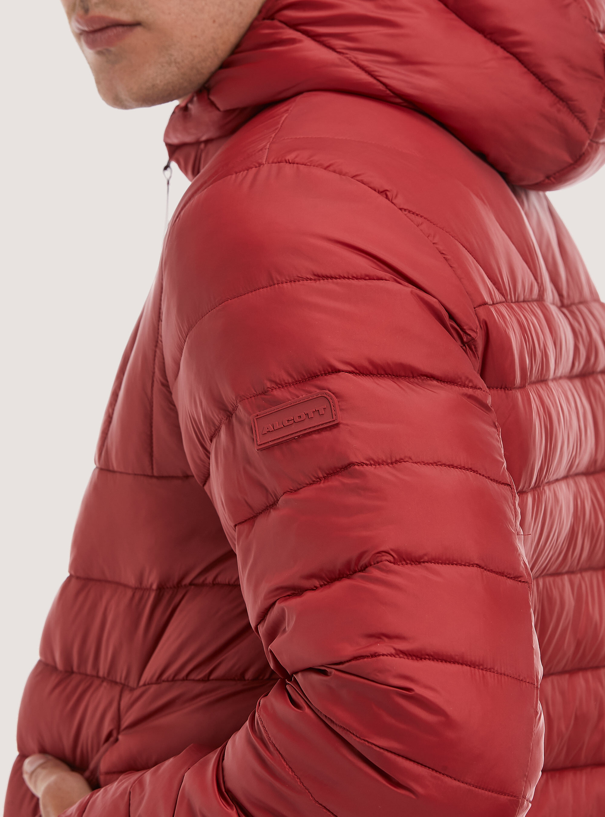 Jacket with recycled padding, RD2 RED MEDIUM