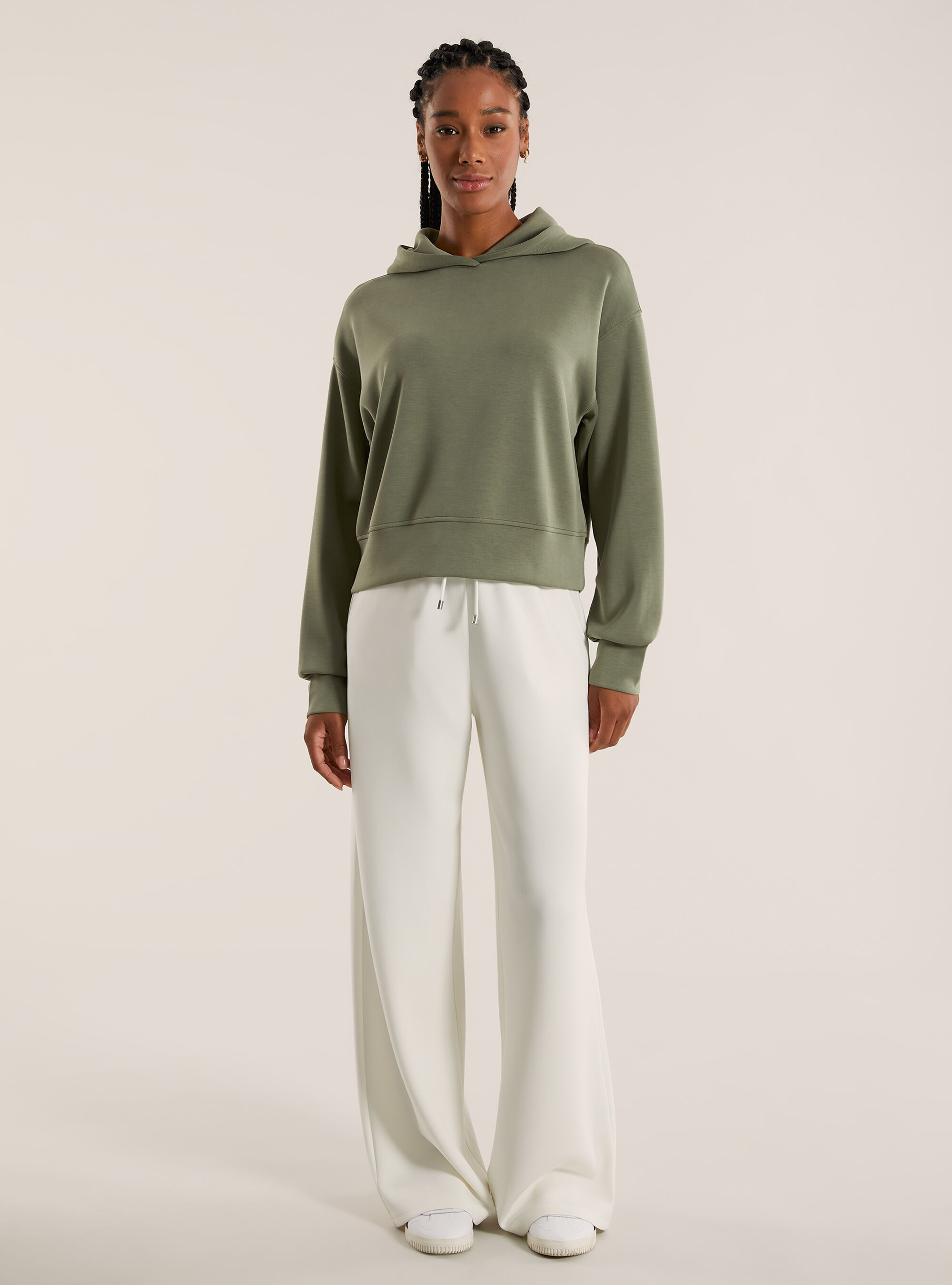 Plain cropped sweatshirt new arrivals