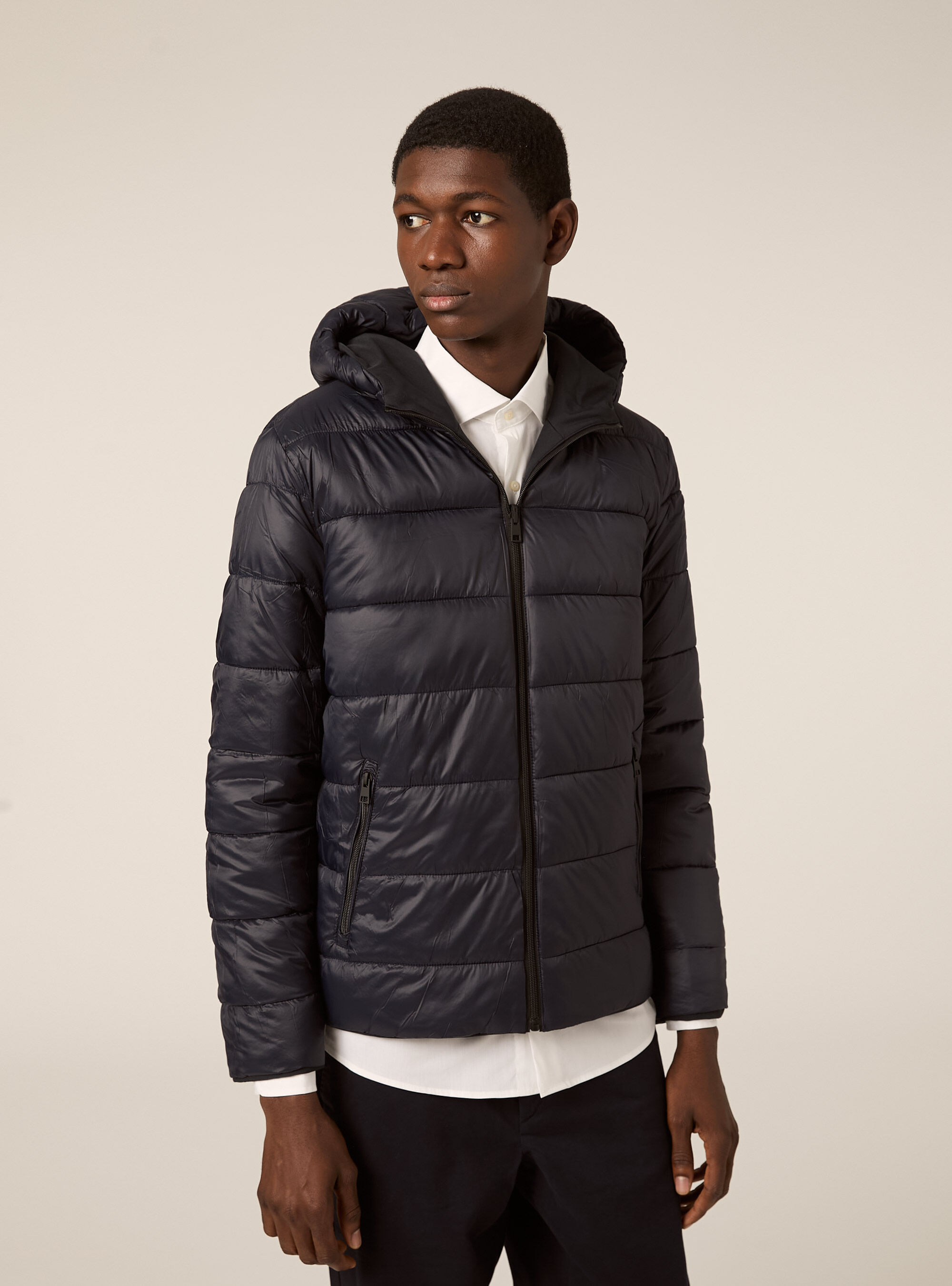 Giubbotto imbottito reversibile, NA1 NAVY DARK