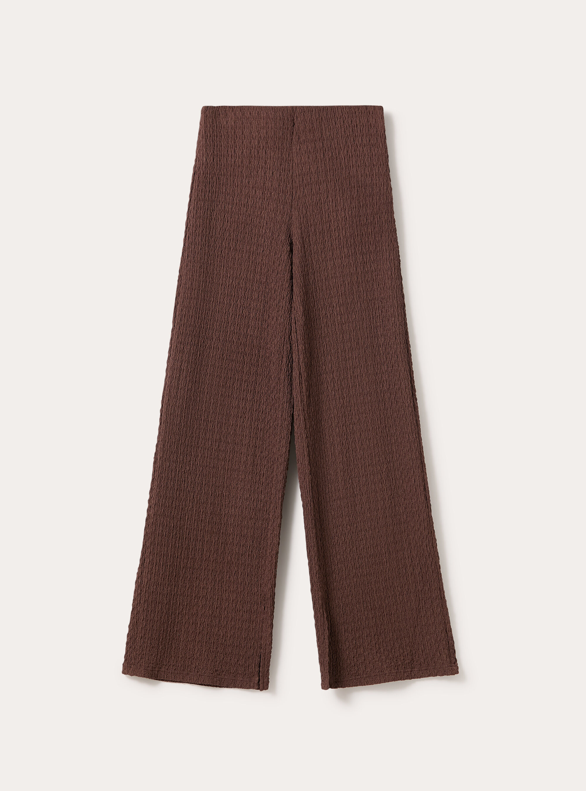 Hose aus Waffelstoff, BR1 BROWN DARK