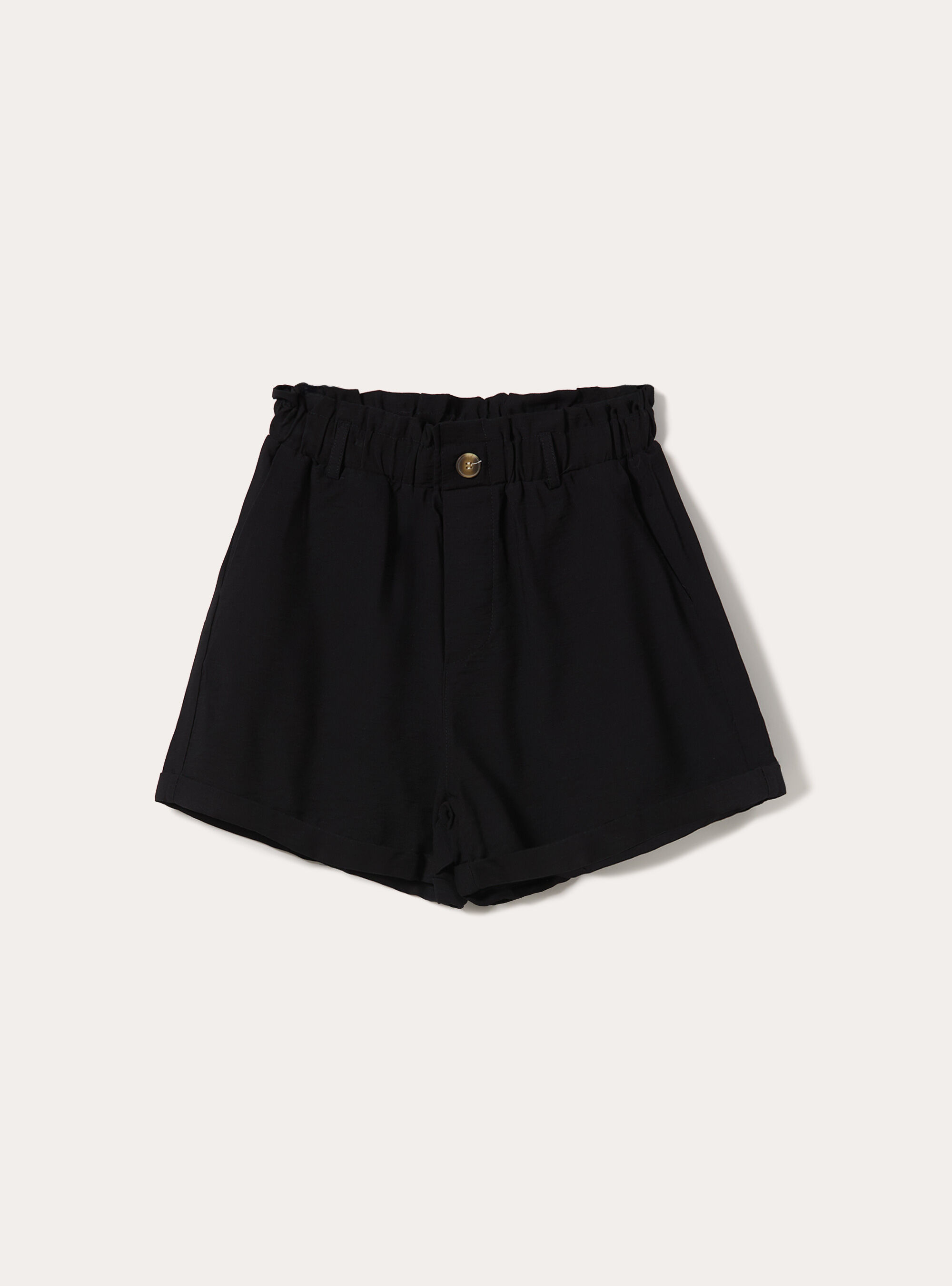 Shorts with candy waist, BK1 BLACK