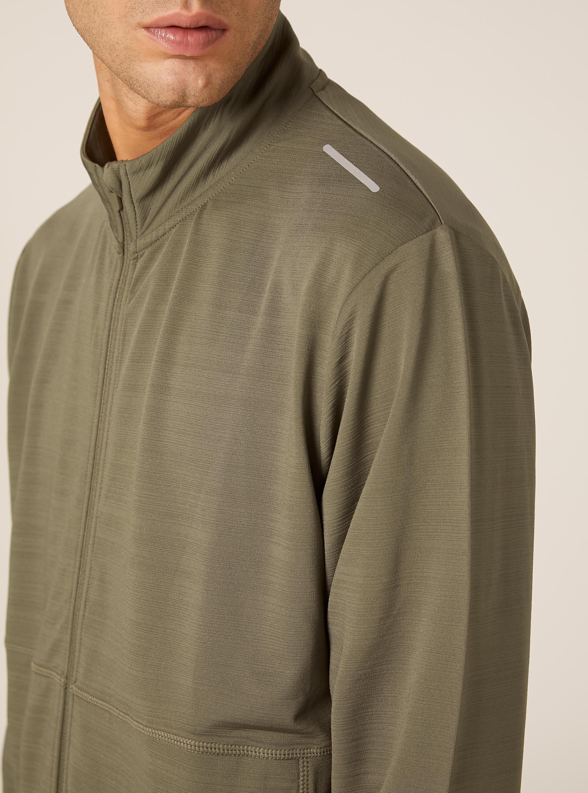 Athletic capsule zip-up sweatshirt, KY2 KAKY MEDIUM