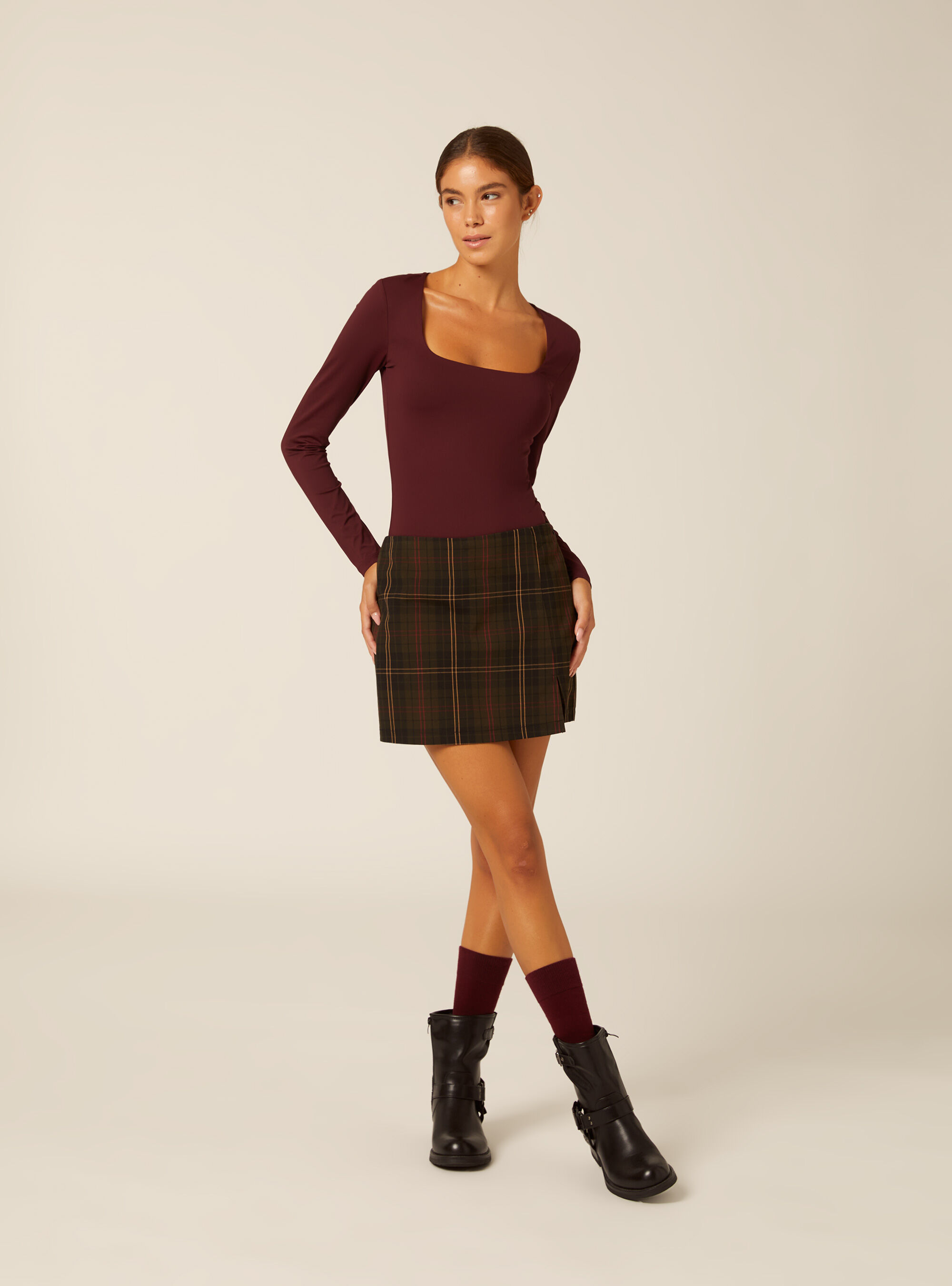 Skort mini a fantasia