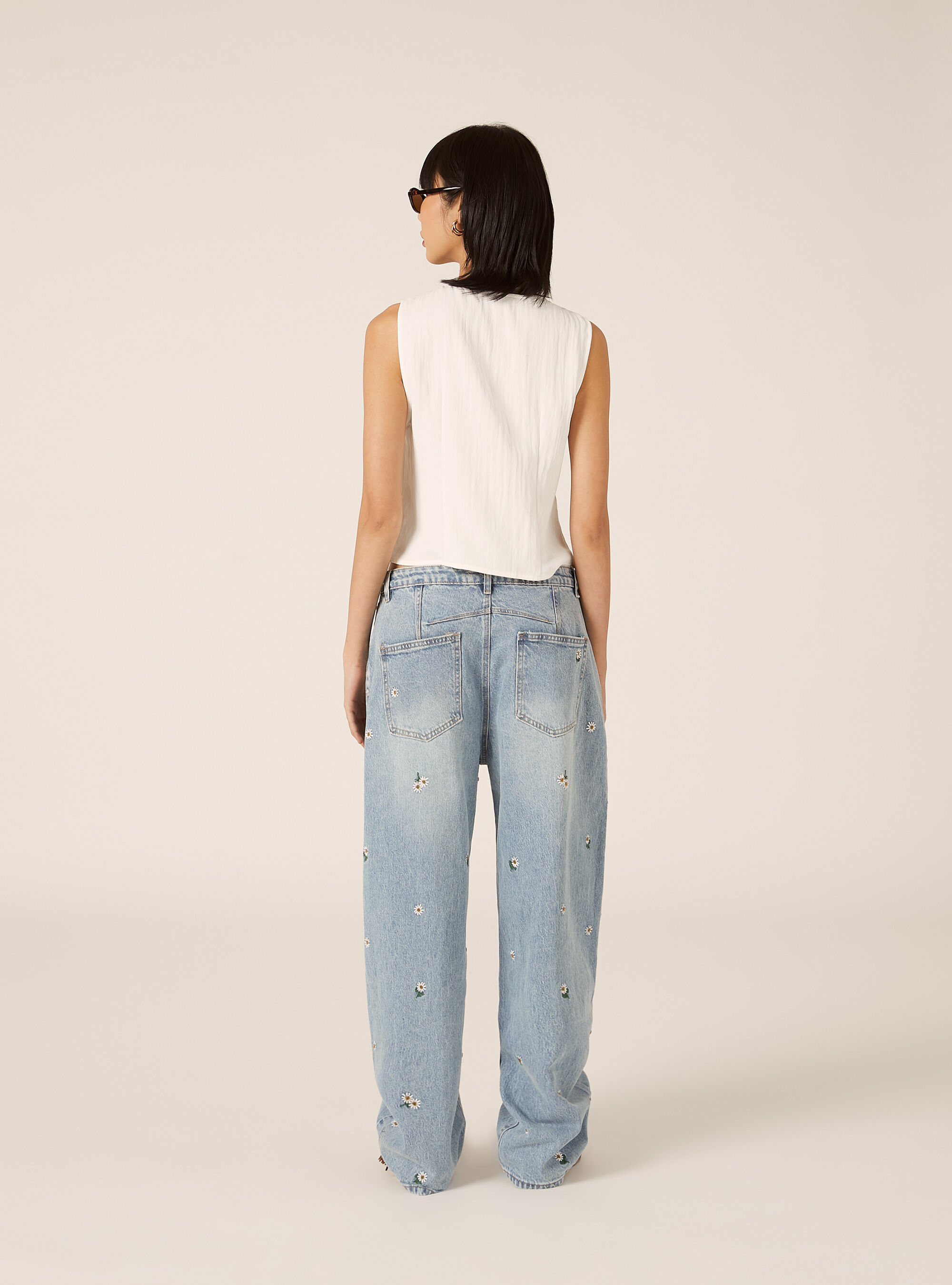 Chaleco de sastrer&iacute;a con textura, WH3 WHITE