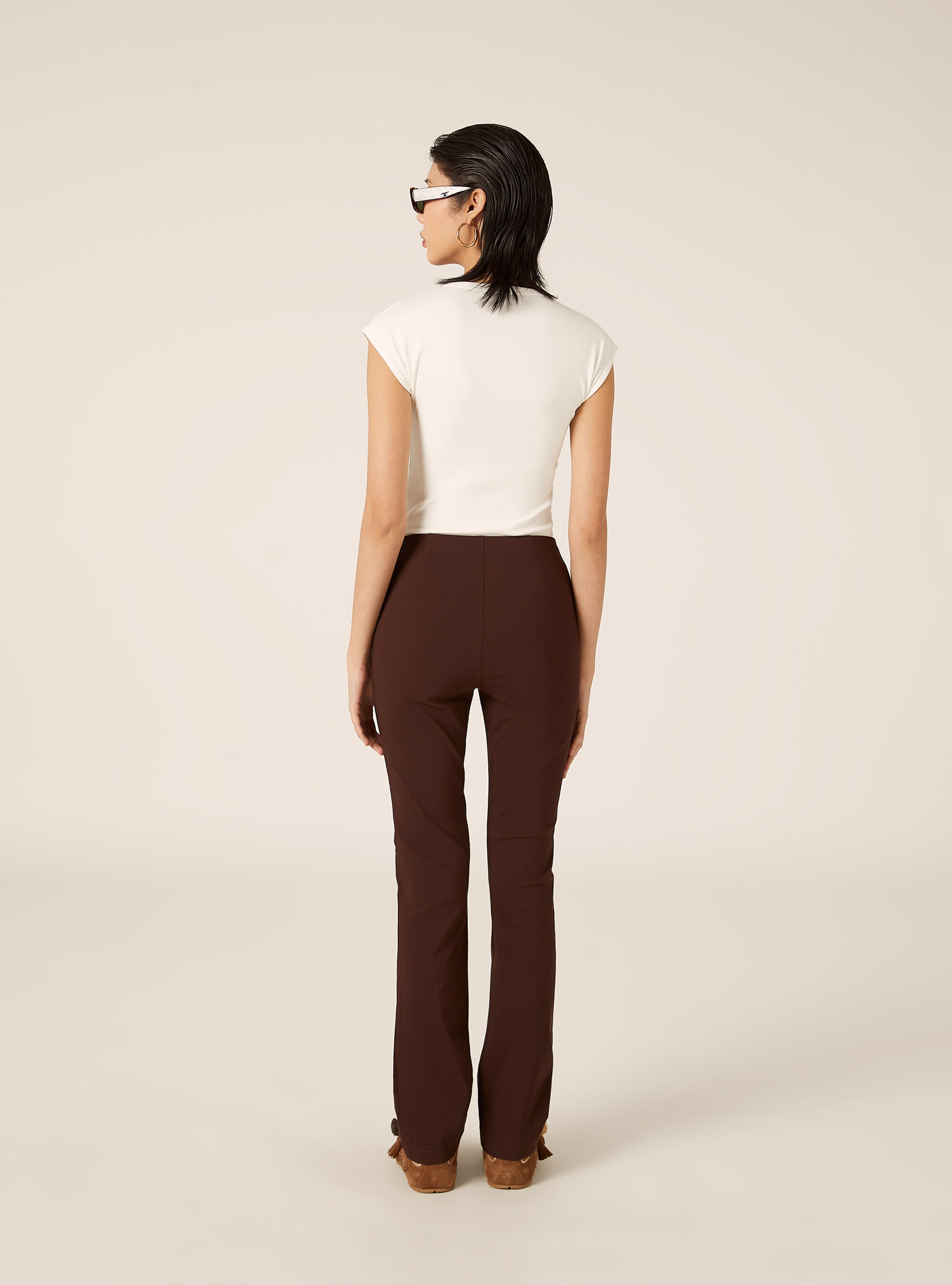 Pantaloni slim fit, BR1 BROWN DARK