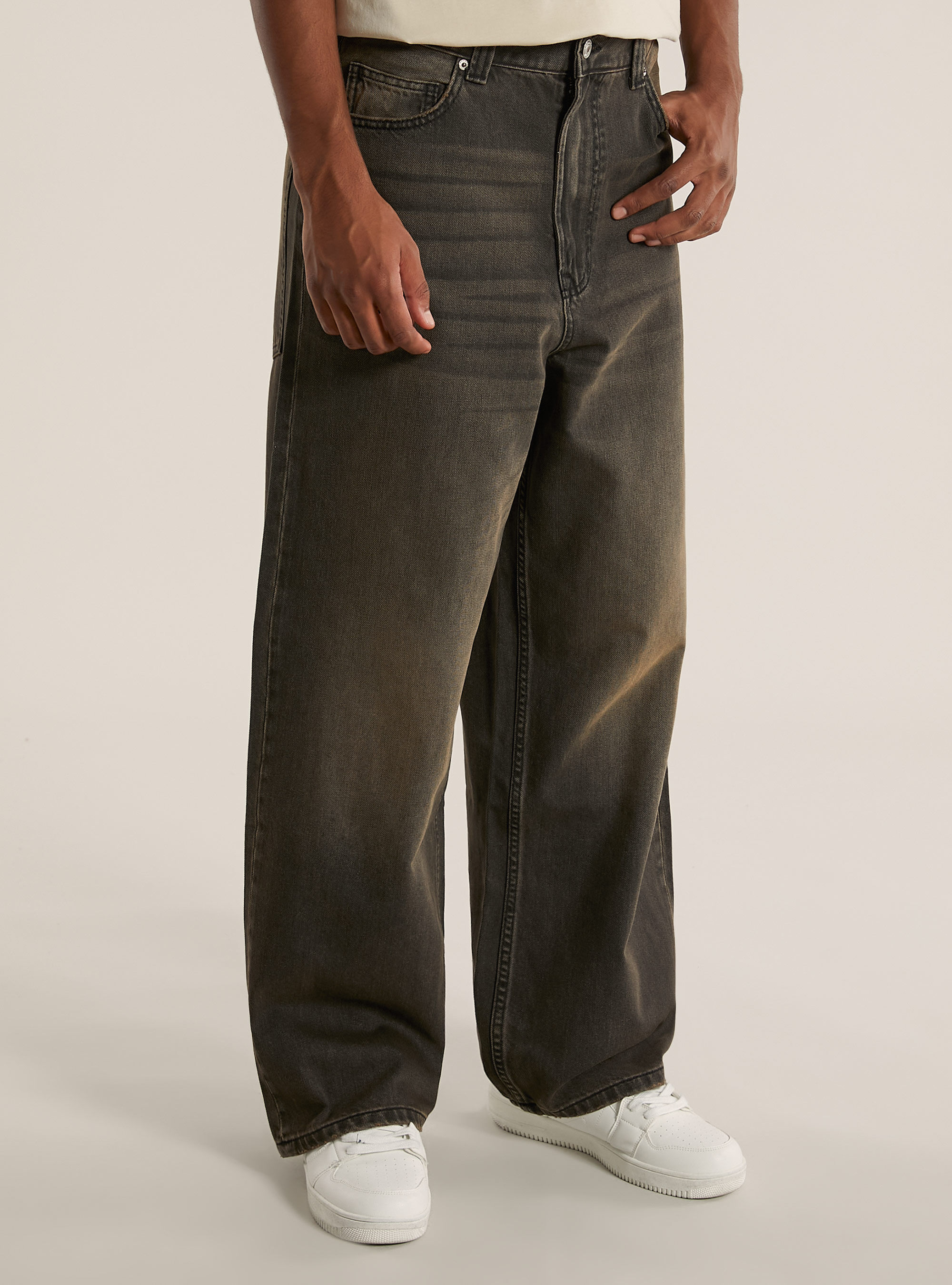 FASHIRU × SOMETHING baggy fit Jeans 1 Heavy Ounce Baggy Fit Jeans - Bronx.fi webstore
