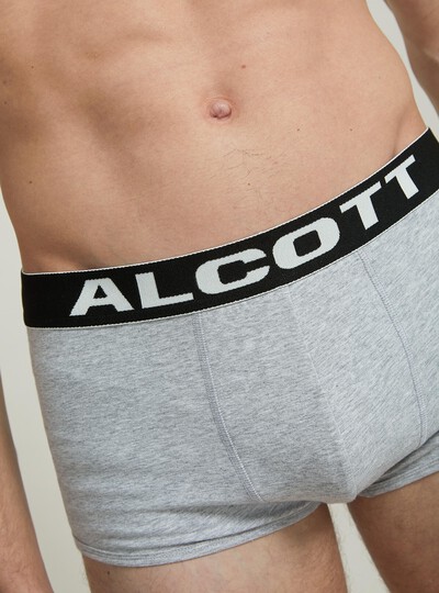 Boxer Alcott in cotone elasticizzato con logo