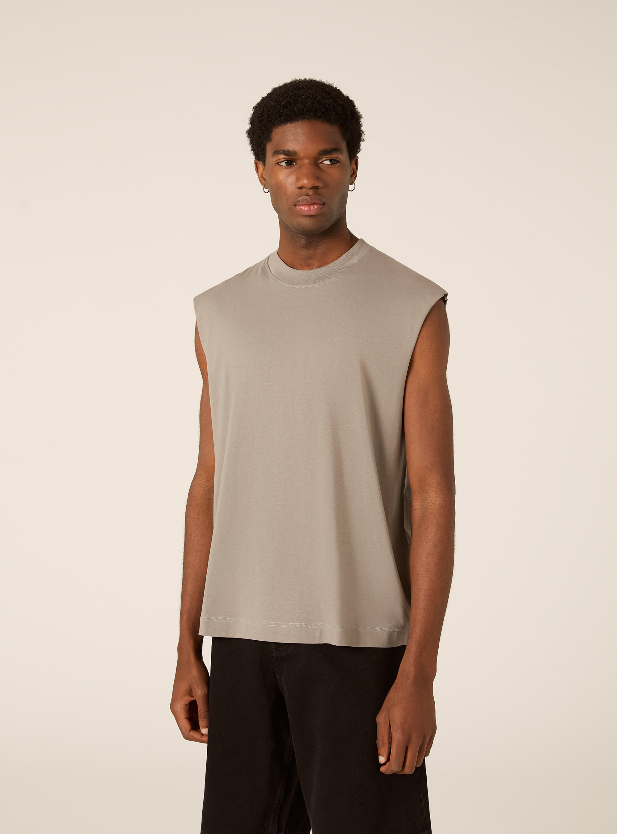 Camiseta sin mangas boxy fit