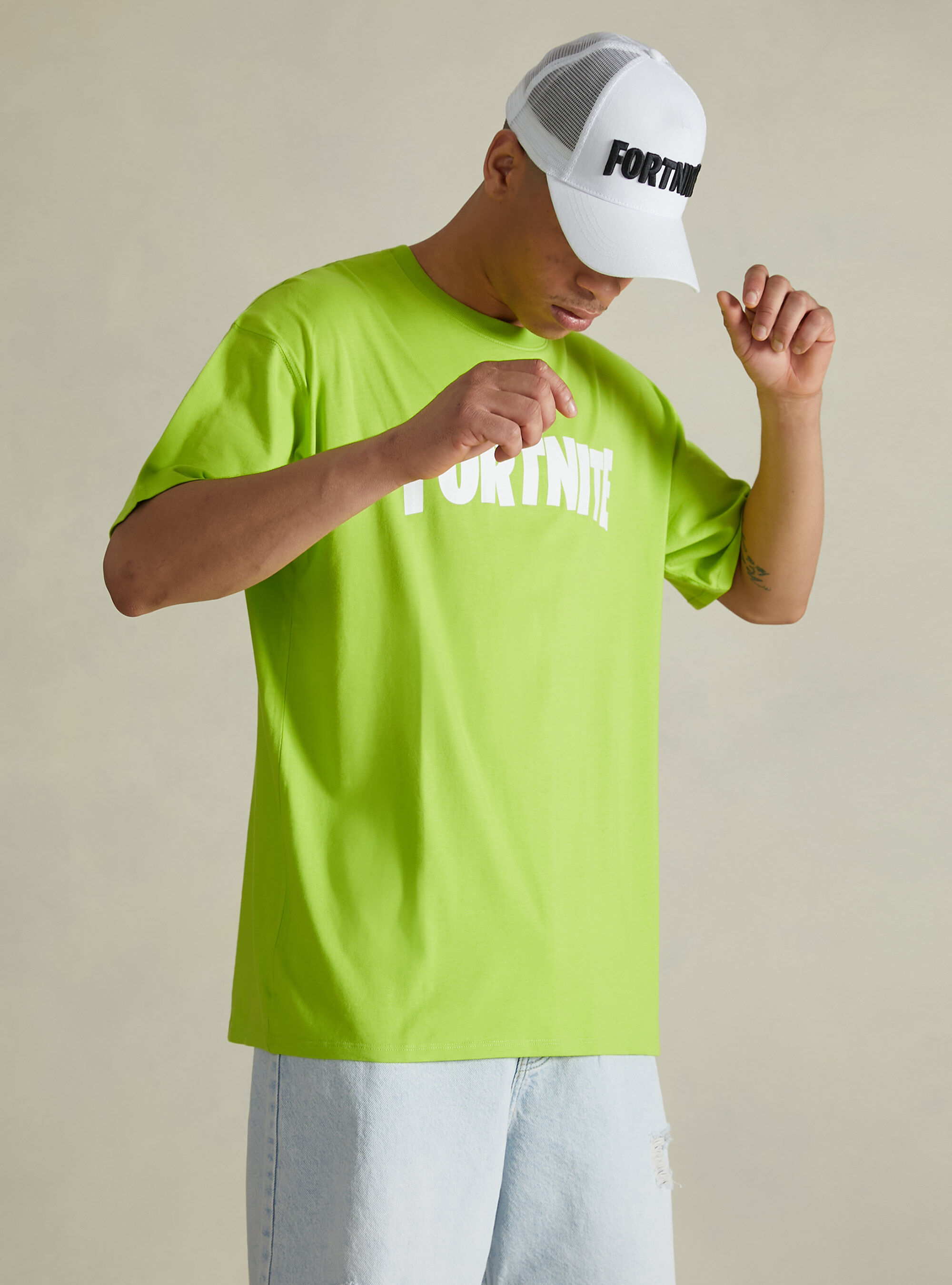 Maglietta Fortnite / Alcott, GC2 ACID GREEN MEDIUM