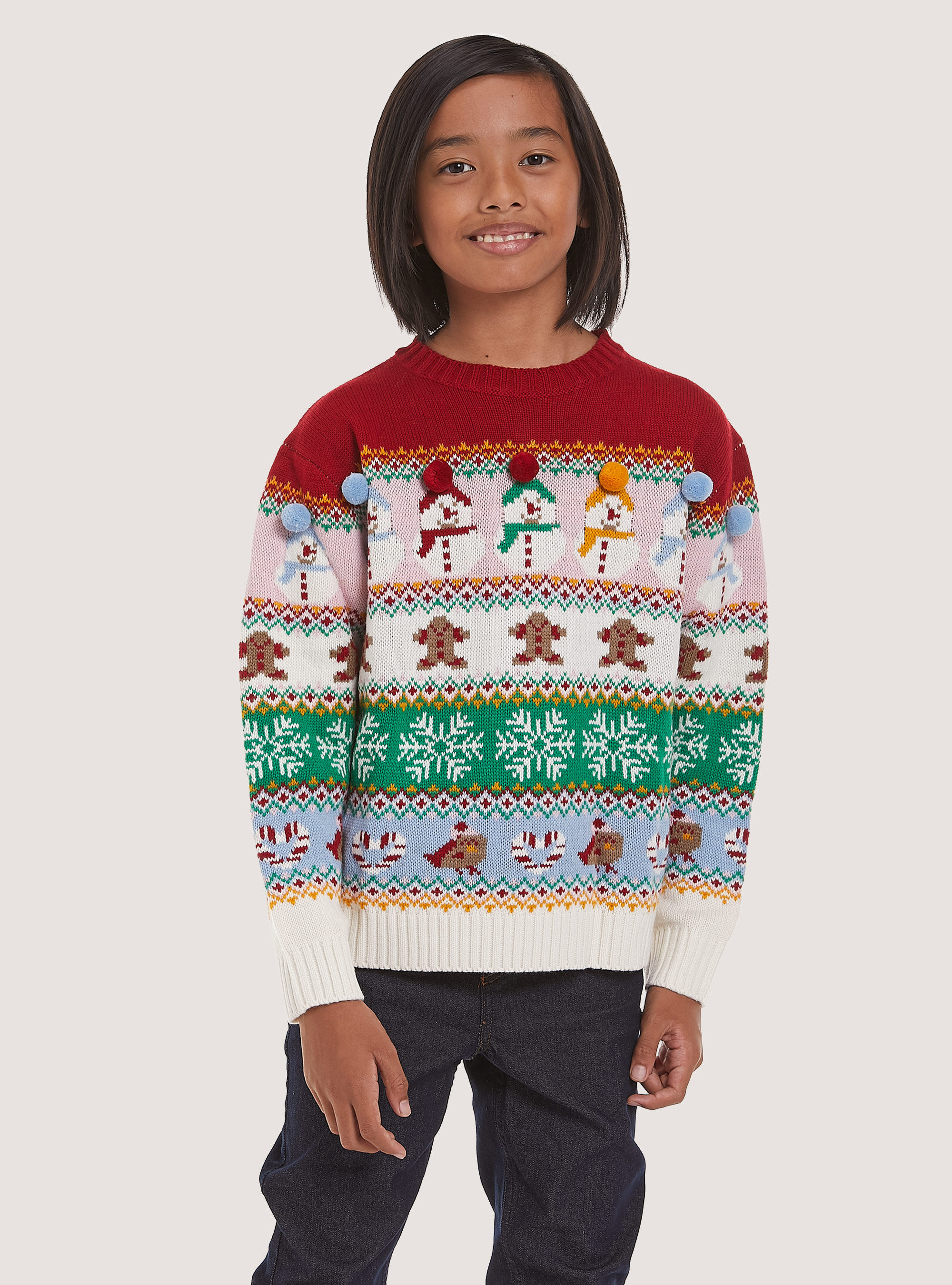 Pullover Christmas Family Collection, RD2 RED MEDIUM