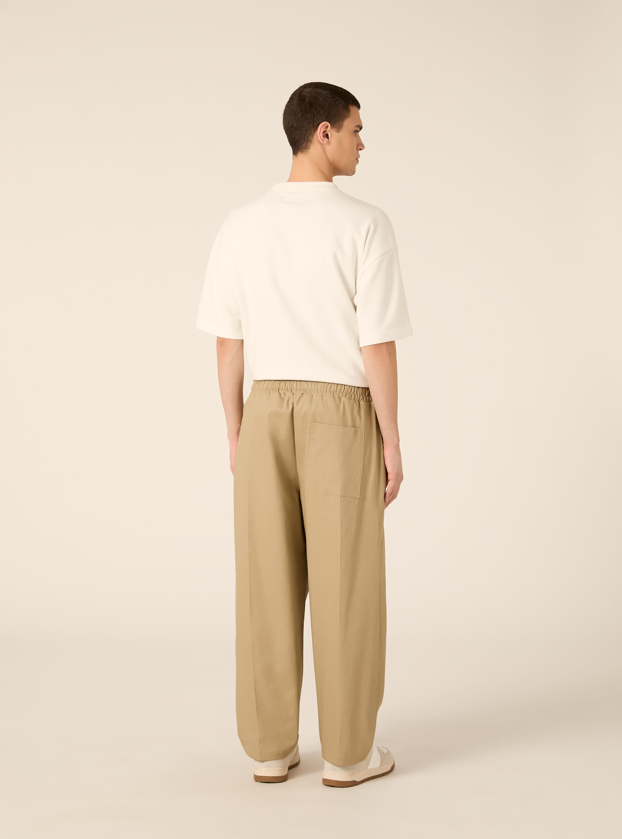 Pantaloni balloon fit, BG2 BEIGE MEDIUM