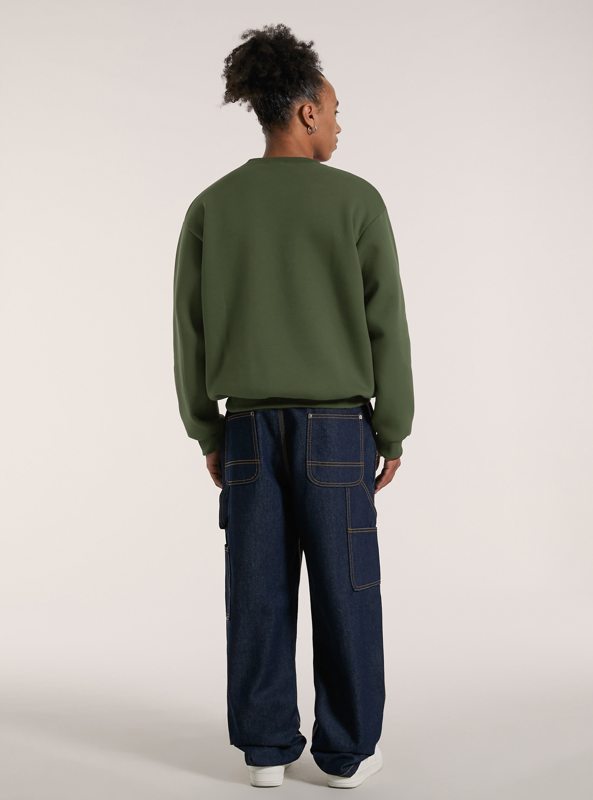 Sweat &agrave; col ras-du-cou boxy fit