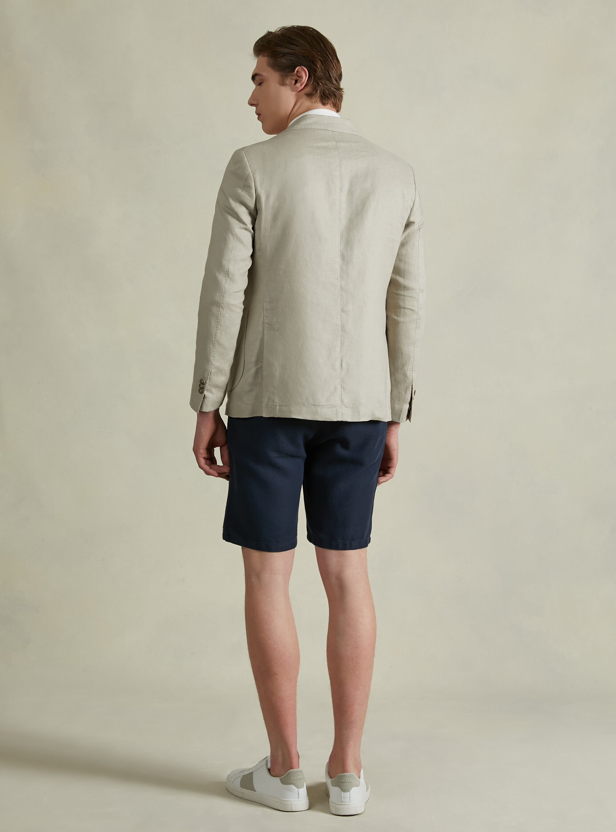 Pure linen jacket, BG3 BEIGE LIGHT