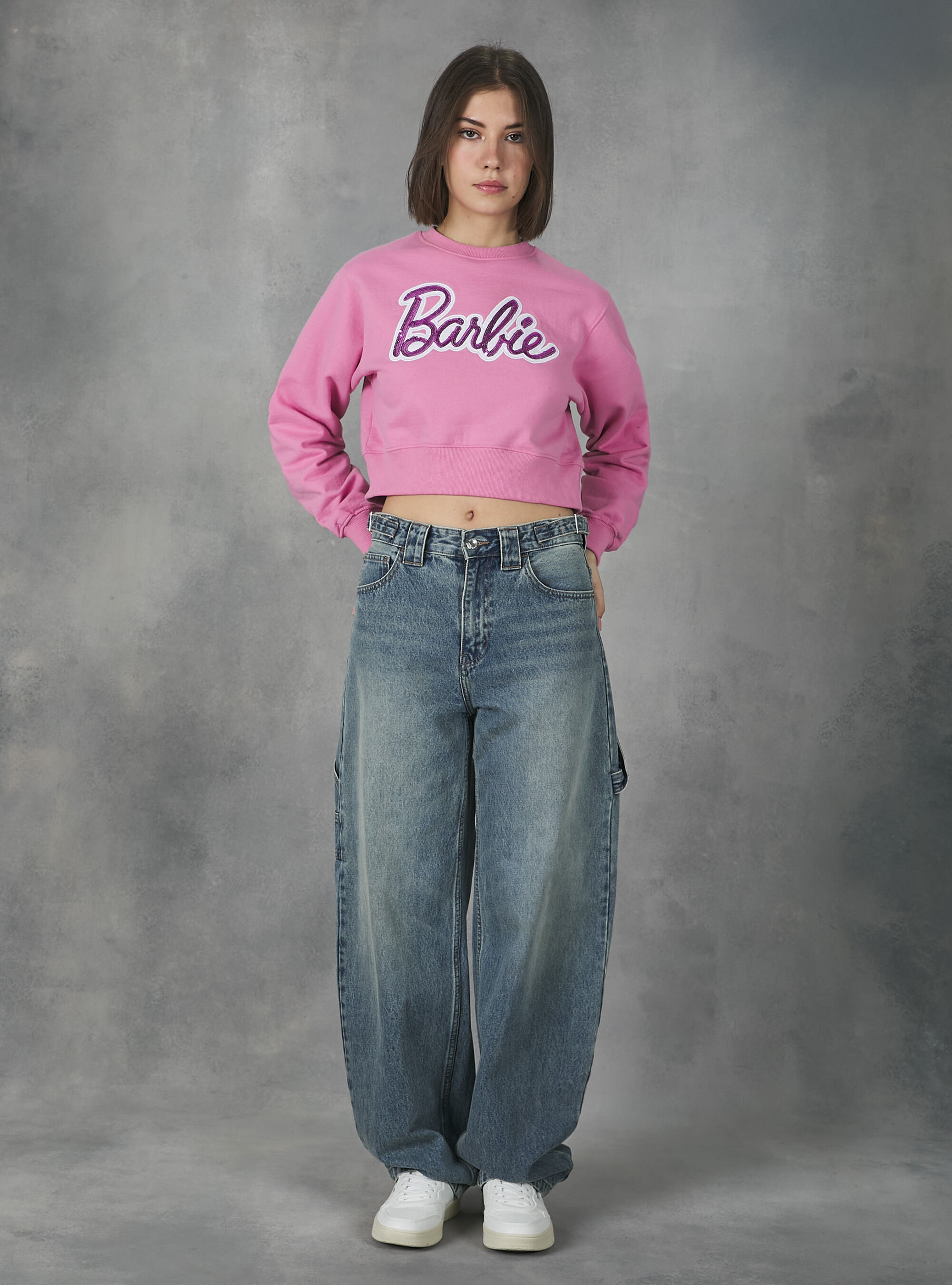Baggy 2024 cropped sweatshirt
