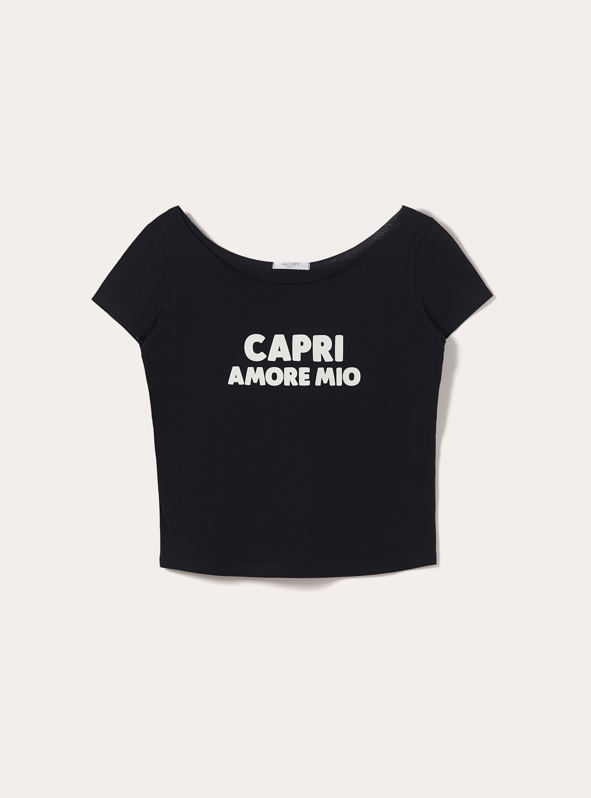 Boat Neck T-Shirt, NA1 NAVY DARK