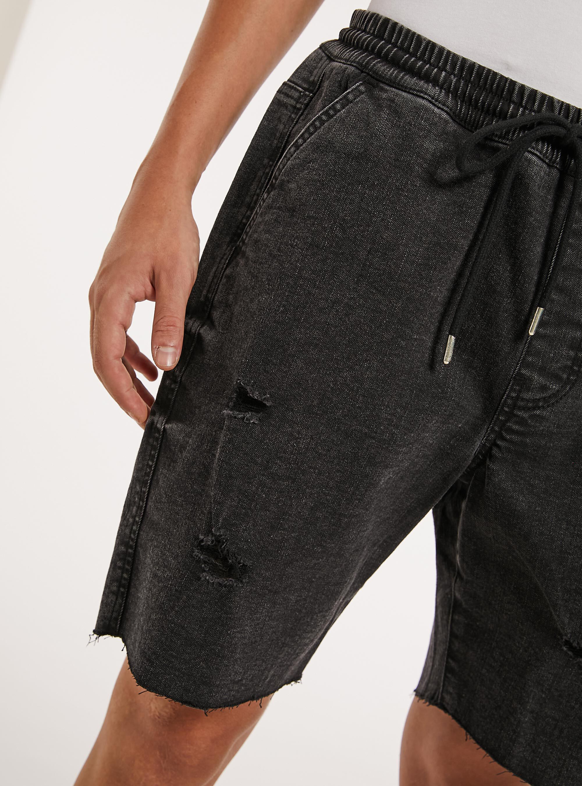 Bermuda jogger, D000 BLACK