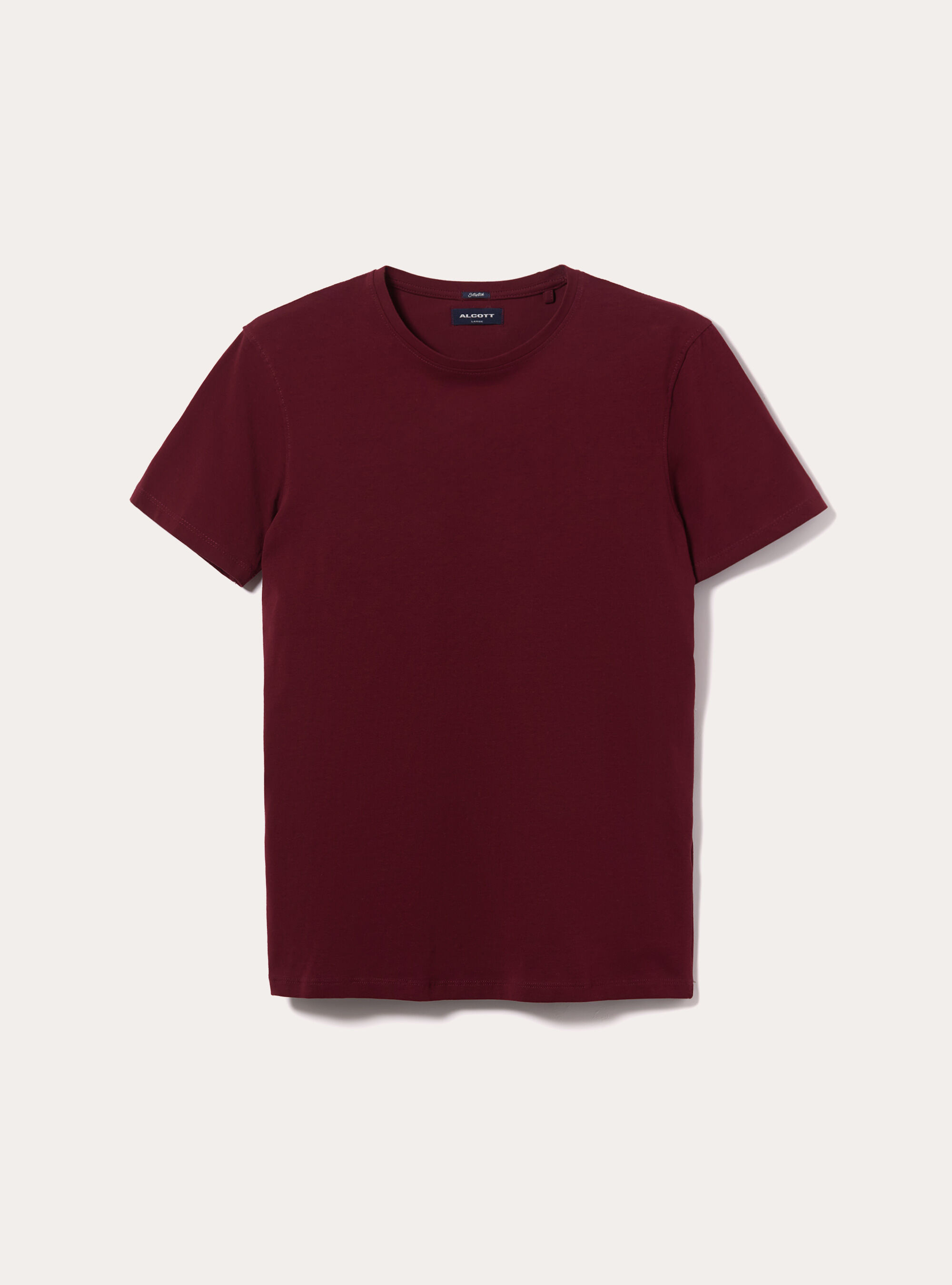 Maglietta bordeaux uomo clearance