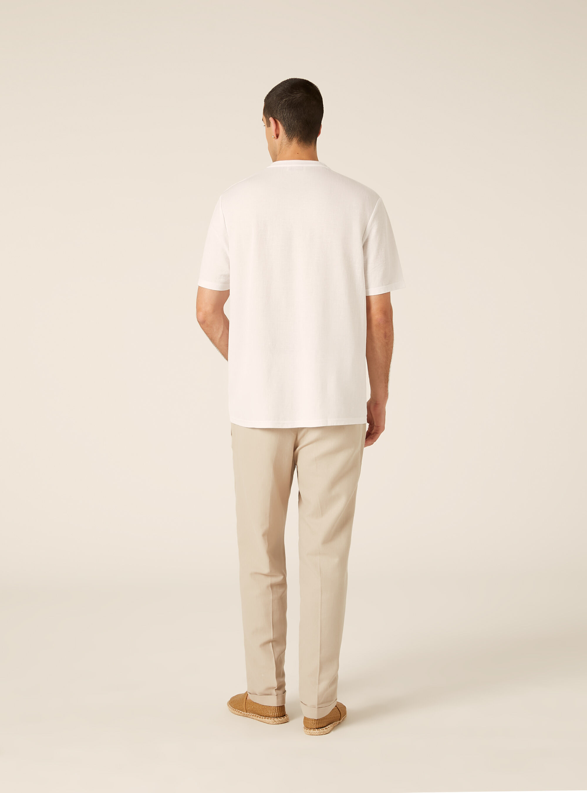 T-shirt slub boxy fit, WH2 WHITE