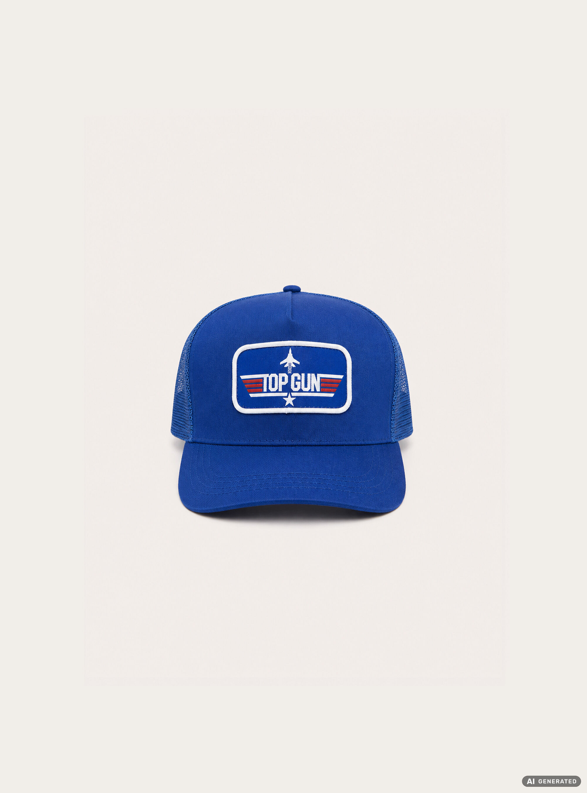 Cappello con patch top gun