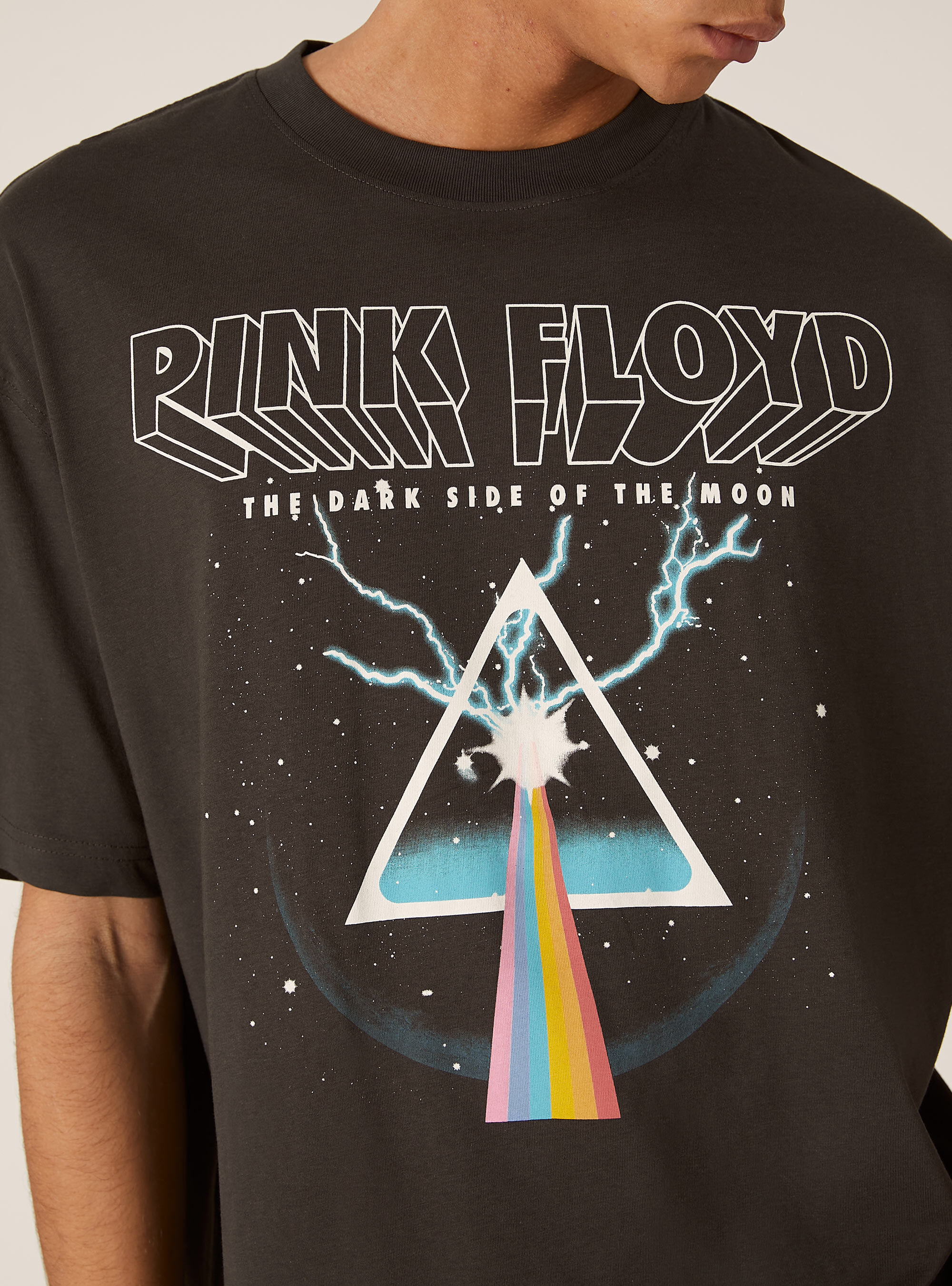 Pink Floyd / Camiseta Alcott boxy fit, BK3 BLACK CHARCOAL