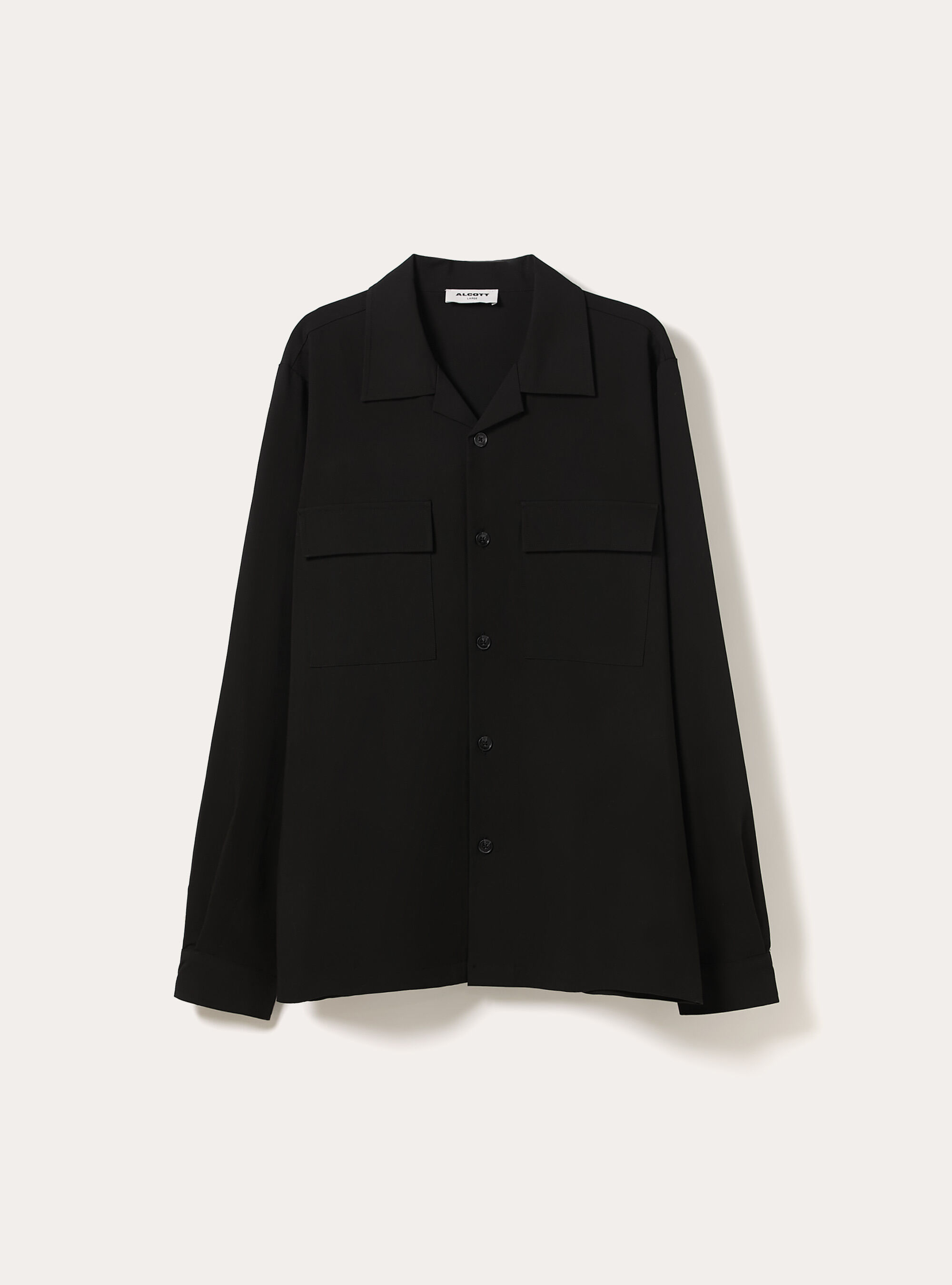Camicia con tasconi, BK1 BLACK