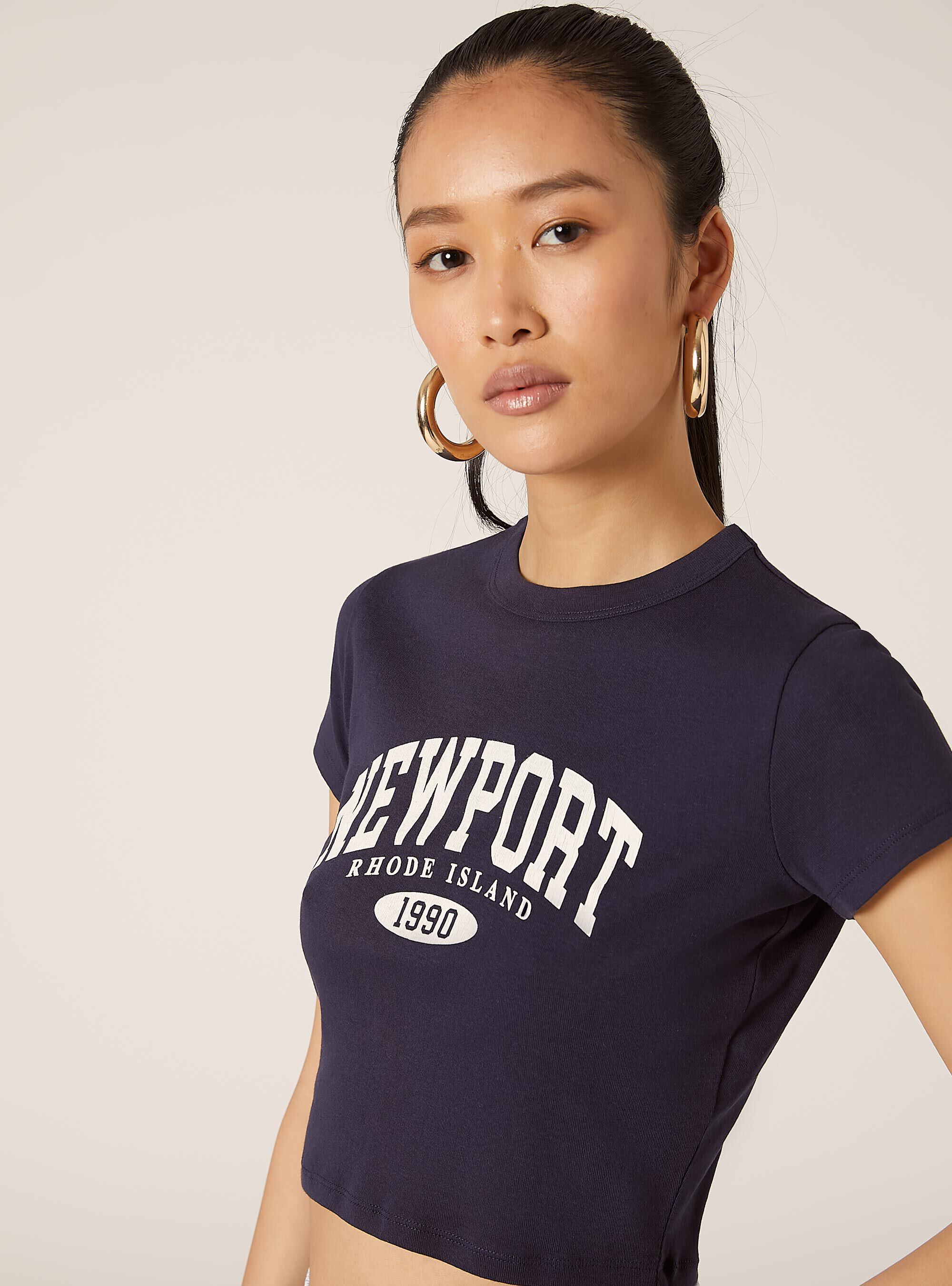 未使用 As, OTONA CROPPED TEE Zenana Oversized Crop Short Sleeve Top | Palmetto Moon