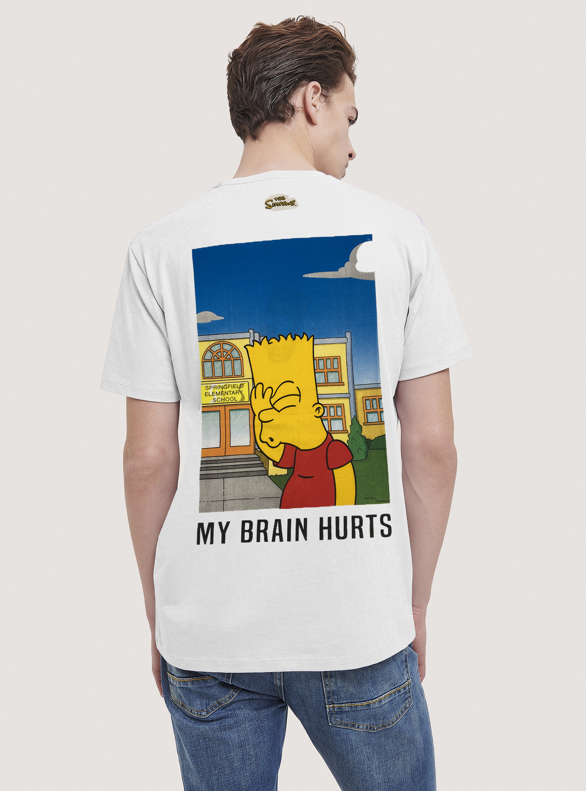 T shirt off white simpson on sale