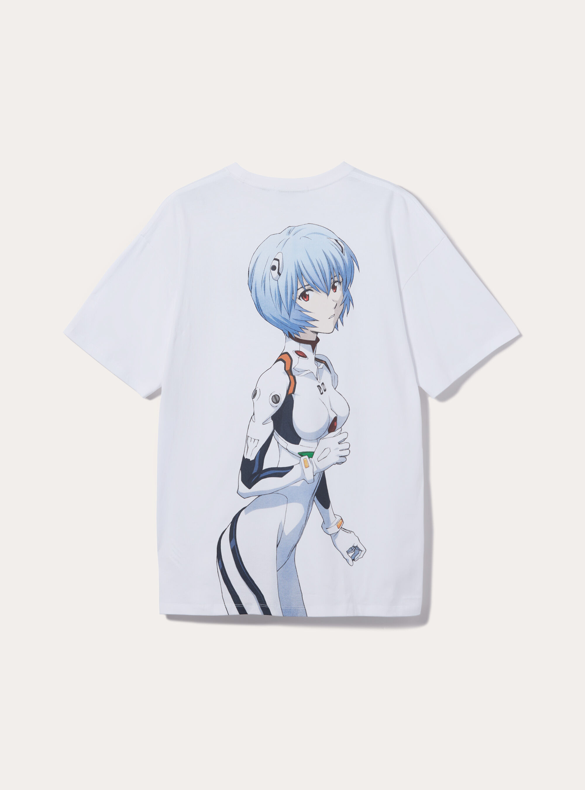 Evangelion / Alcott T-shirt, WH3 WHITE