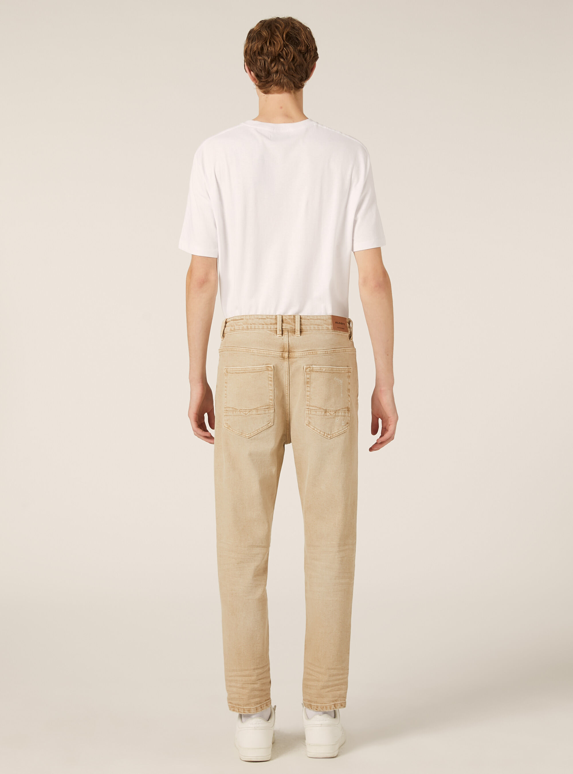 Cinque tasche tinto capo, BG3 BEIGE LIGHT