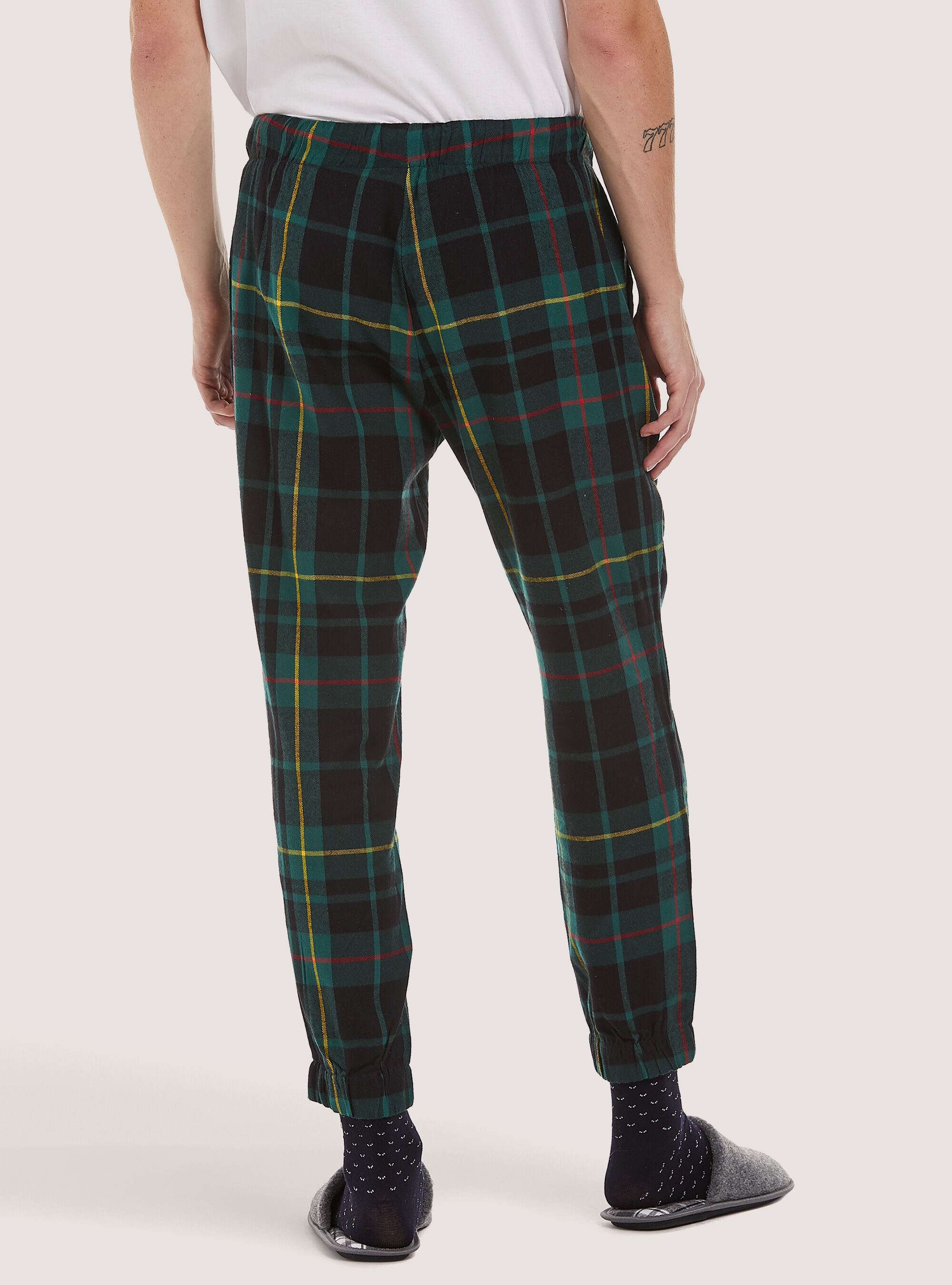 Green and deals blue tartan trousers